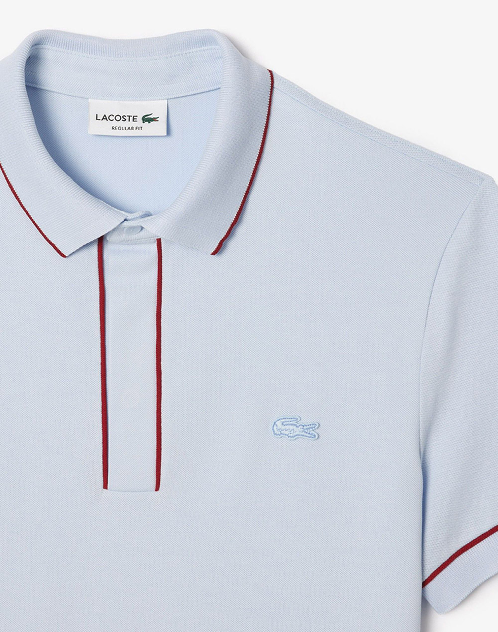 Lacoste Μπλούζα Πολο Κμ Polo Ss 3Ph8184-J2G Lightblue ανδρικά ρούχα μπλούζες Politikos Shop Πολιτικός