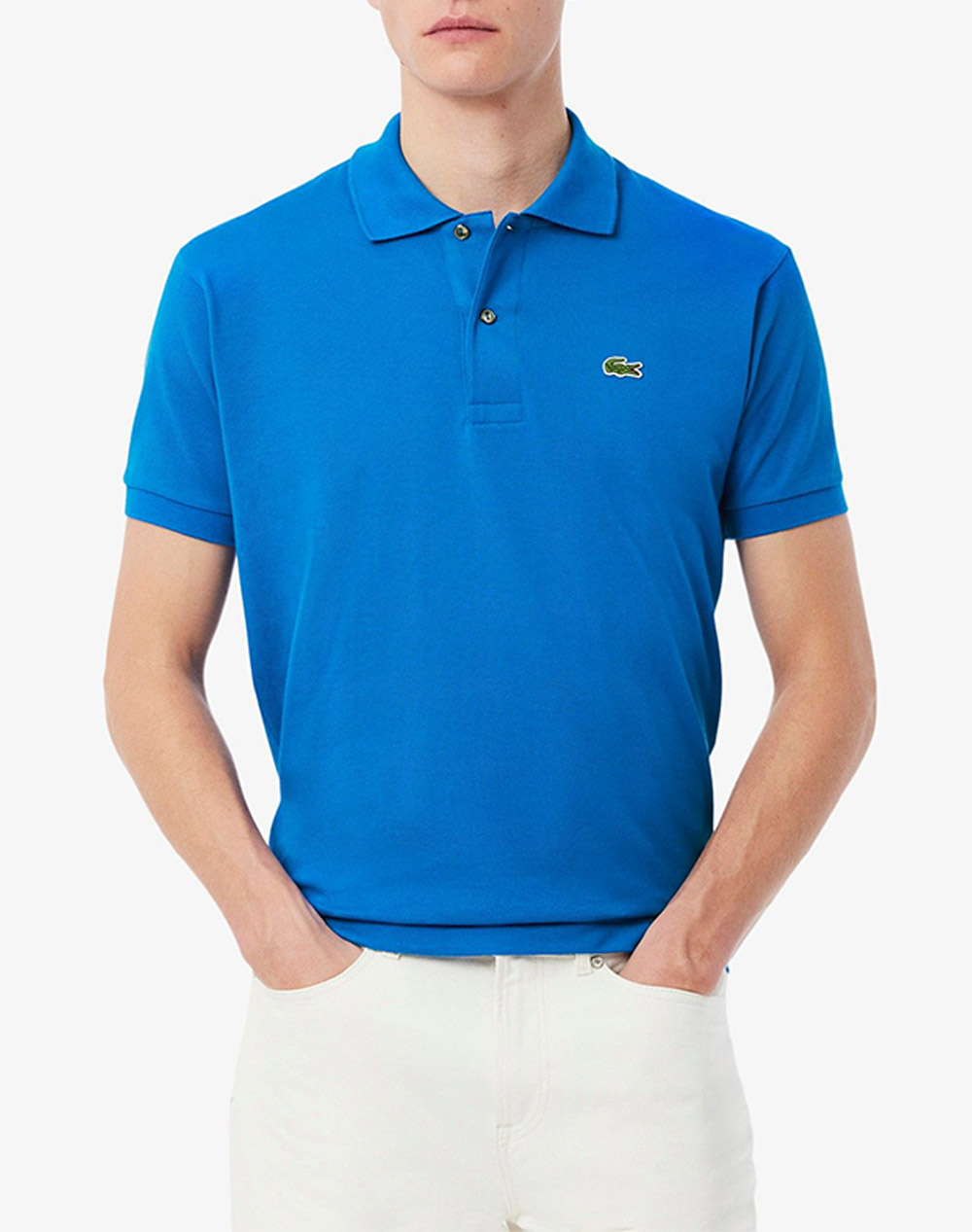 LACOSTE ΜΠΛΟΥΖΑ ΚΜ POLO SS 3L1212-3D3 Blue