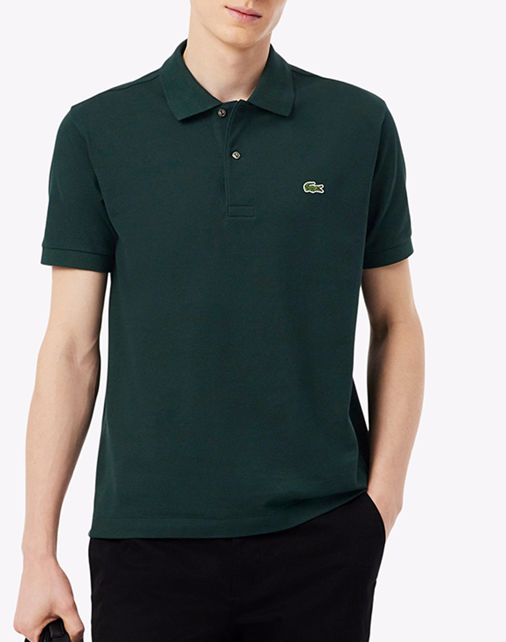 LACOSTE ΜΠΛΟΥΖΑ ΚΜ POLO SS 3L1212-AFK GreenSnake