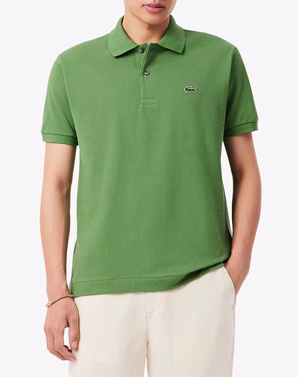 LACOSTE ΜΠΛΟΥΖΑ ΚΜ POLO SS 3L1212-02M Green