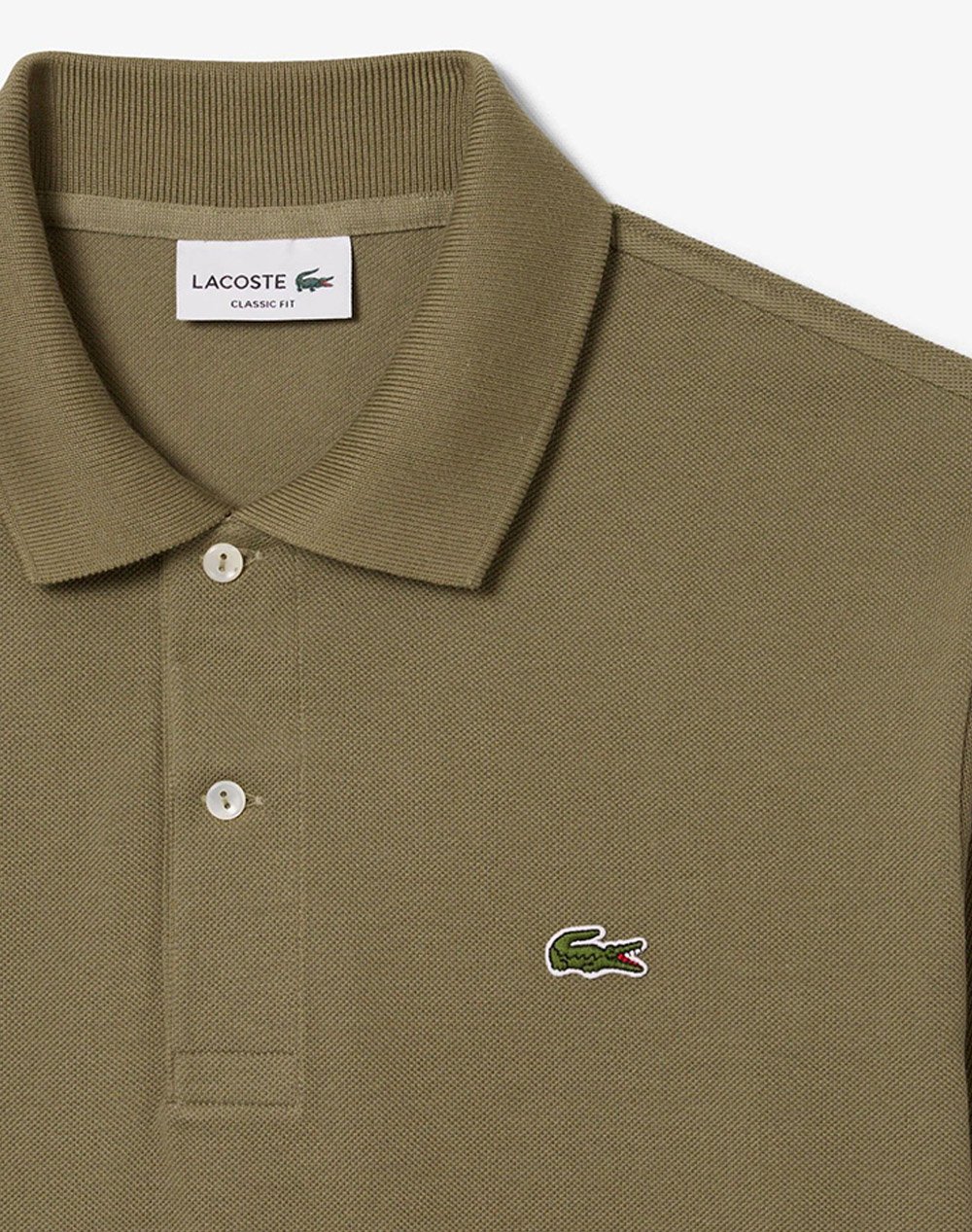 Lacoste Μπλούζα Κμ Polo Ss 3L1212-Bmy Khaki ανδρικά ρούχα μπλούζες Politikos Shop Πολιτικός