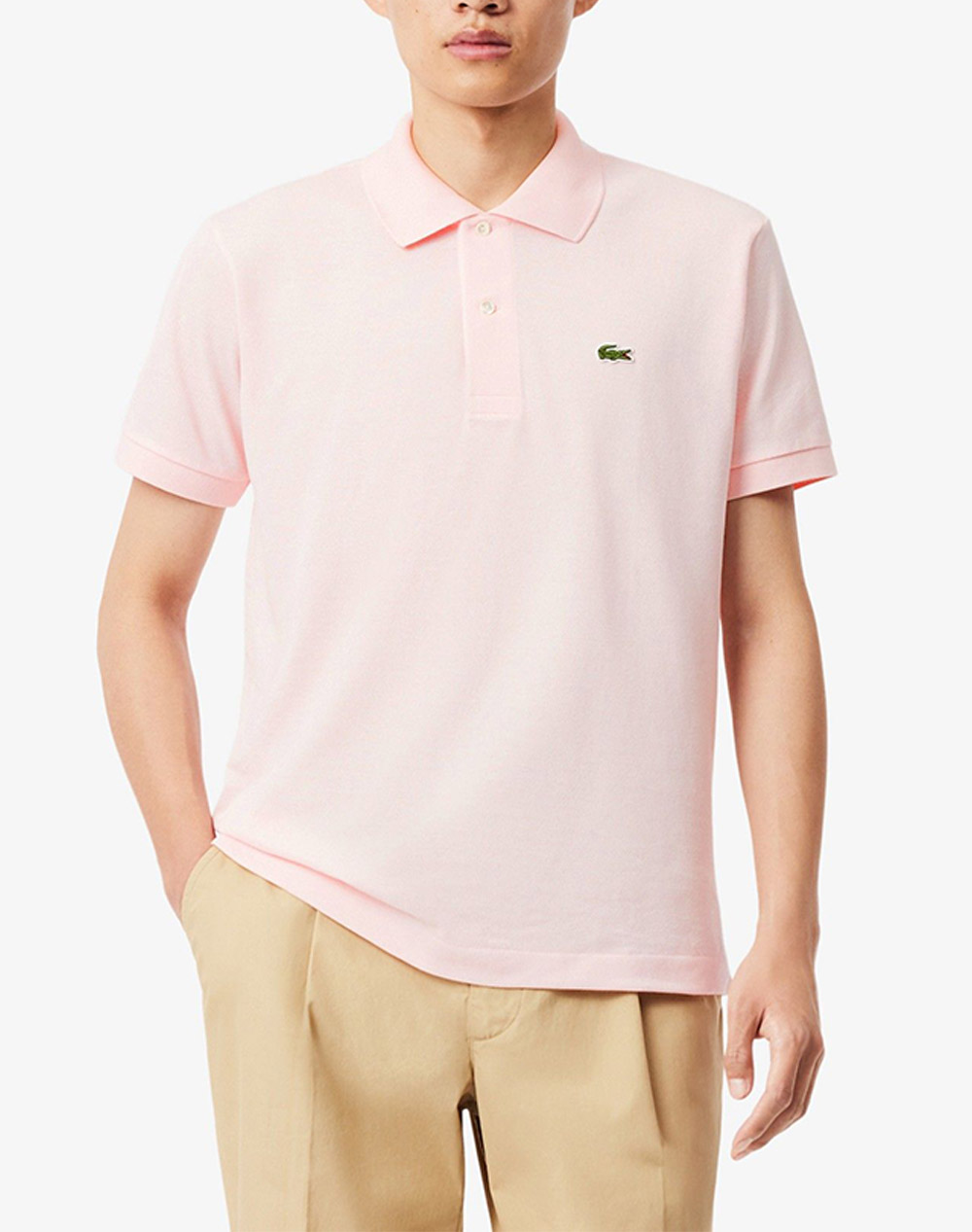 LACOSTE ΜΠΛΟΥΖΑ ΚΜ POLO SS 3L1212-T03 LightPink