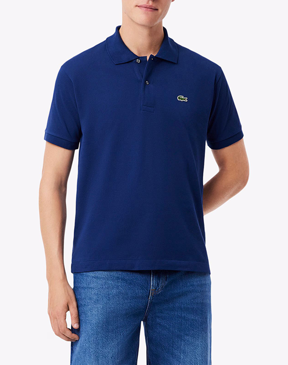 LACOSTE ΜΠΛΟΥΖΑ ΚΜ POLO SS 3L1212-F9F RoyalBlue