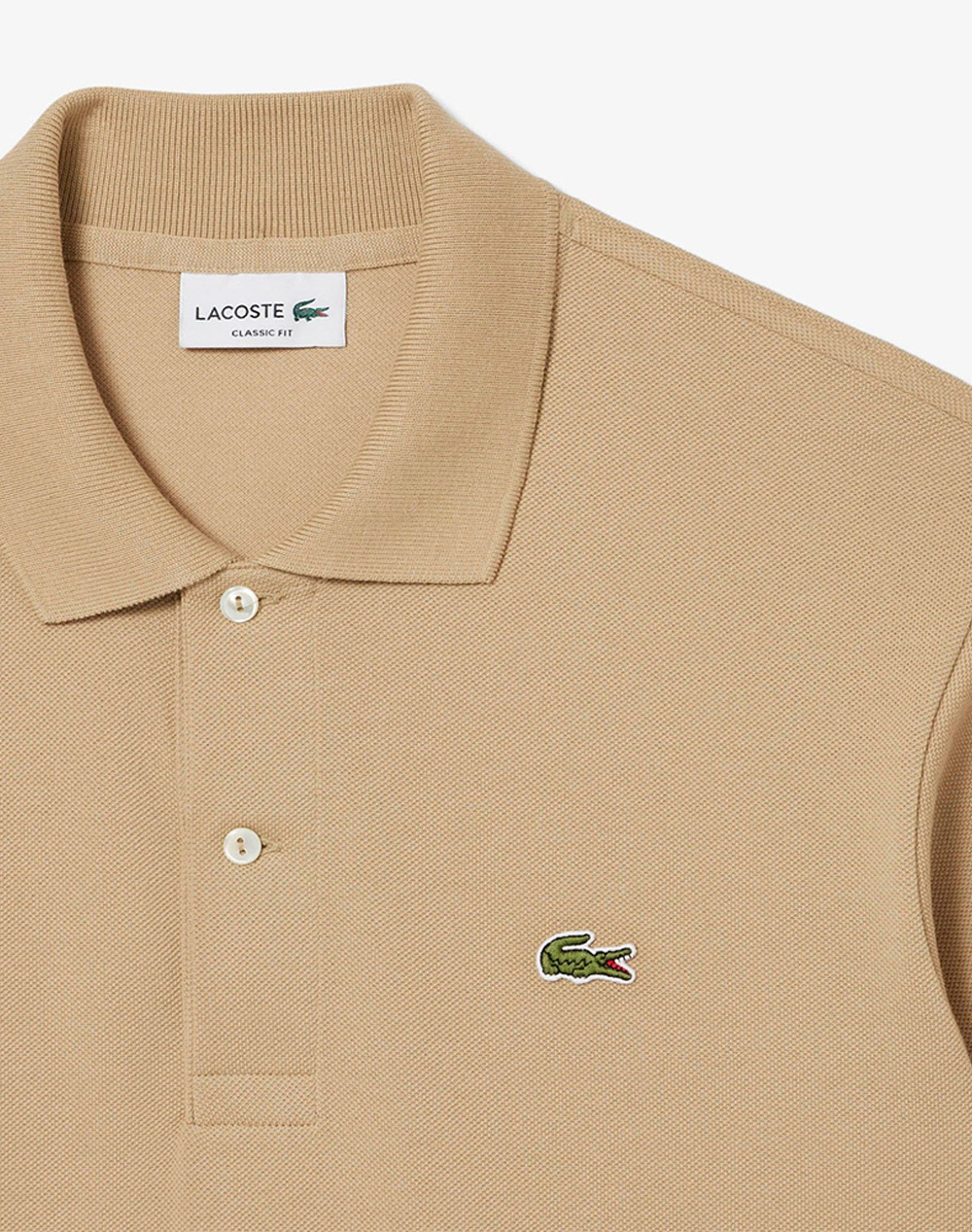 Lacoste Μπλούζα Κμ Polo Ss 3L1212-02S Sandybrown ανδρικά ρούχα μπλούζες Politikos Shop Πολιτικός