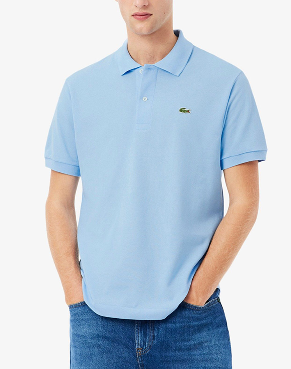 LACOSTE ΜΠΛΟΥΖΑ ΚΜ POLO SS 3L1212-HBP SkyBlue