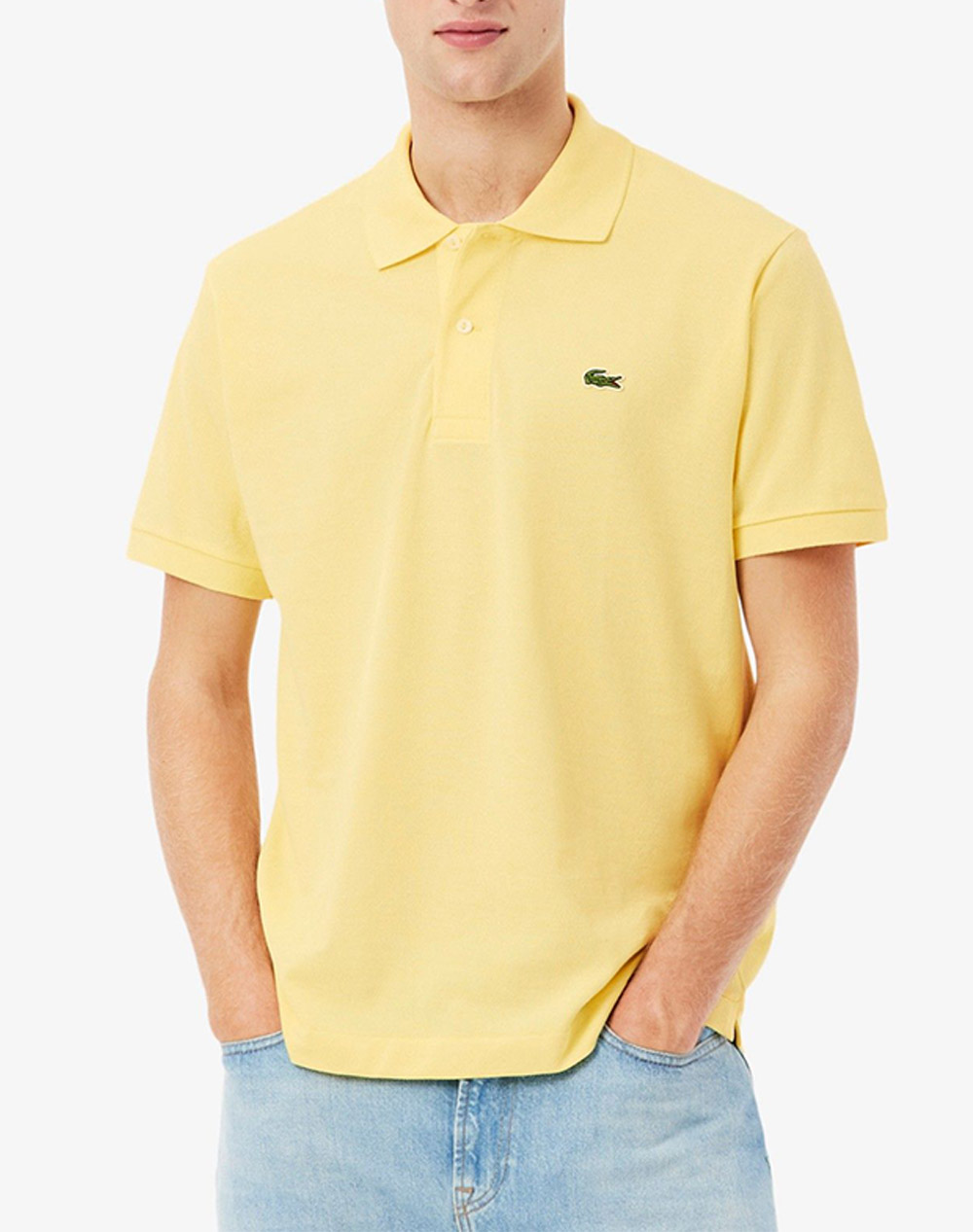 LACOSTE ΜΠΛΟΥΖΑ ΚΜ POLO SS 3L1212-107 LightYellow