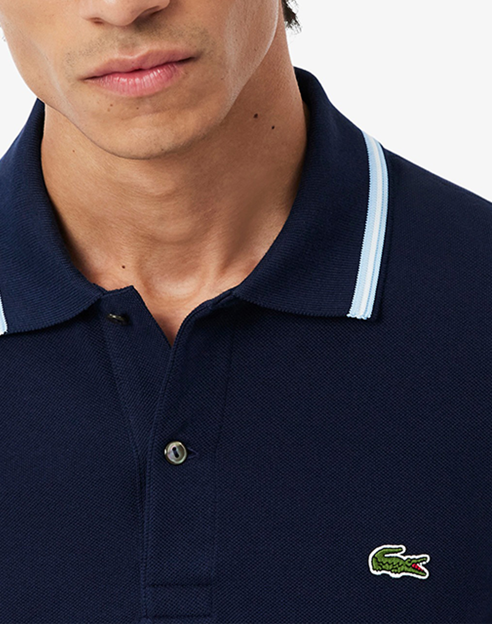 Lacoste Μπλούζα Κμ Polo Ss 3Ph9875-166 Navyblue ανδρικά ρούχα μπλούζες Politikos Shop Πολιτικός