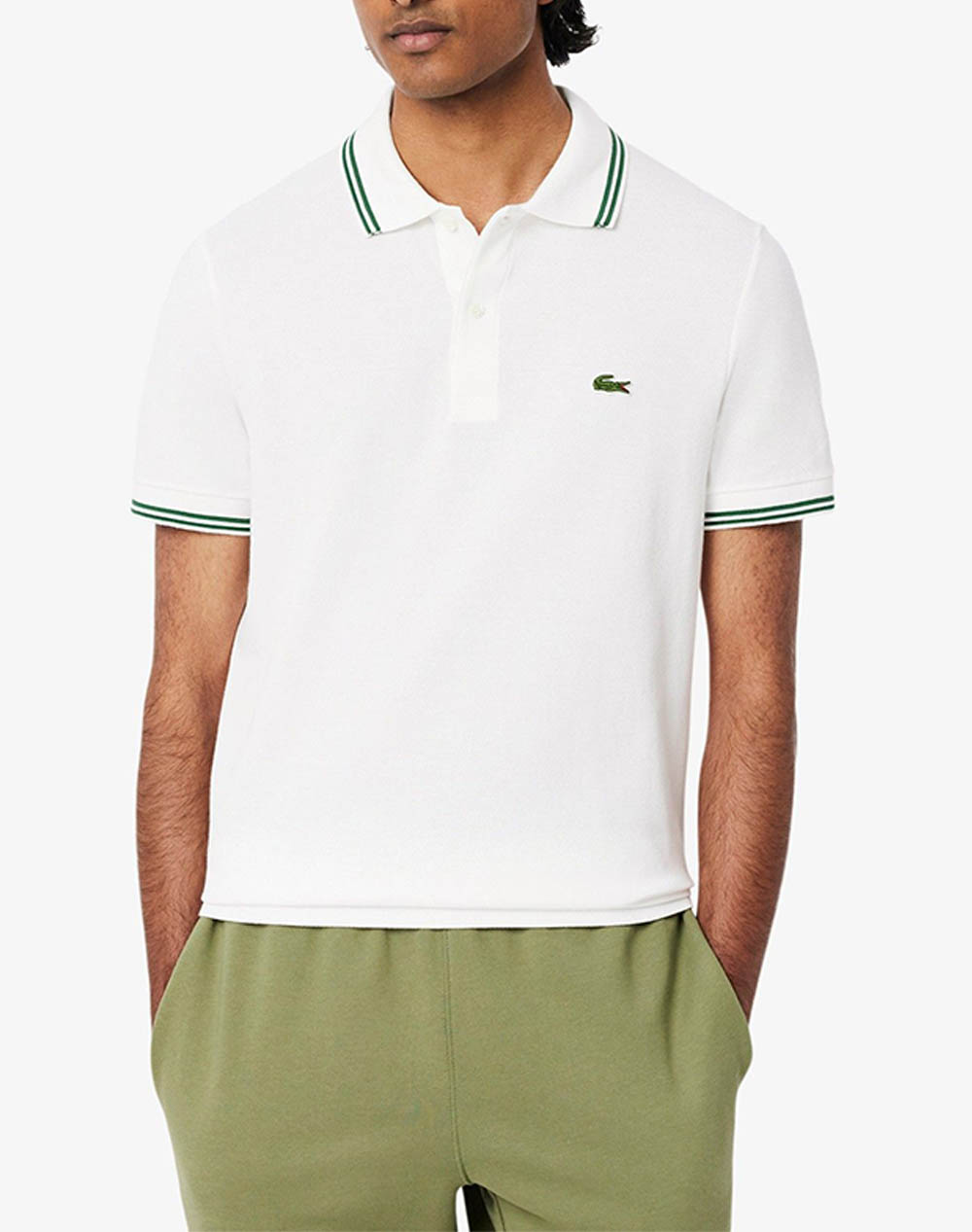 LACOSTE ΜΠΛΟΥΖΑ ΚΜ 3PH9875-001 White