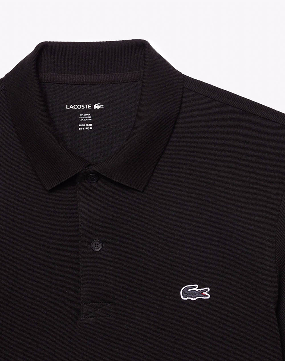 Lacoste Μπλούζα Πολο Κμ Polo Ss 3Dh5522-031 Black ανδρικά ρούχα μπλούζες Politikos Shop Πολιτικός