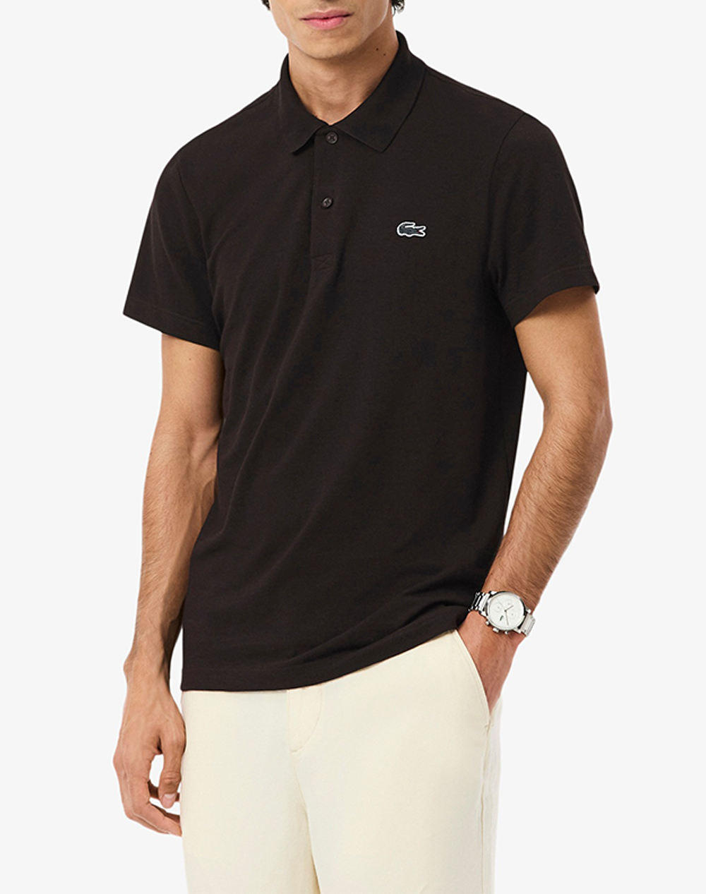 LACOSTE ΜΠΛΟΥΖΑ ΠΟΛΟ ΚΜ POLO SS 3DH5522-3LA DarkBrown