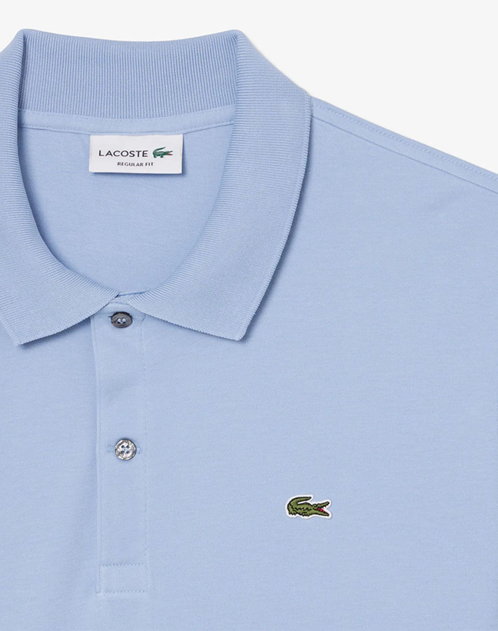 Lacoste Μπλούζα Κμ Short Sleeved Ribbed Collar Shirt 3Dh2050-Aey Blueviolet ανδρικά ρούχα μπλούζες Polo Politikos Shop Πολιτικός