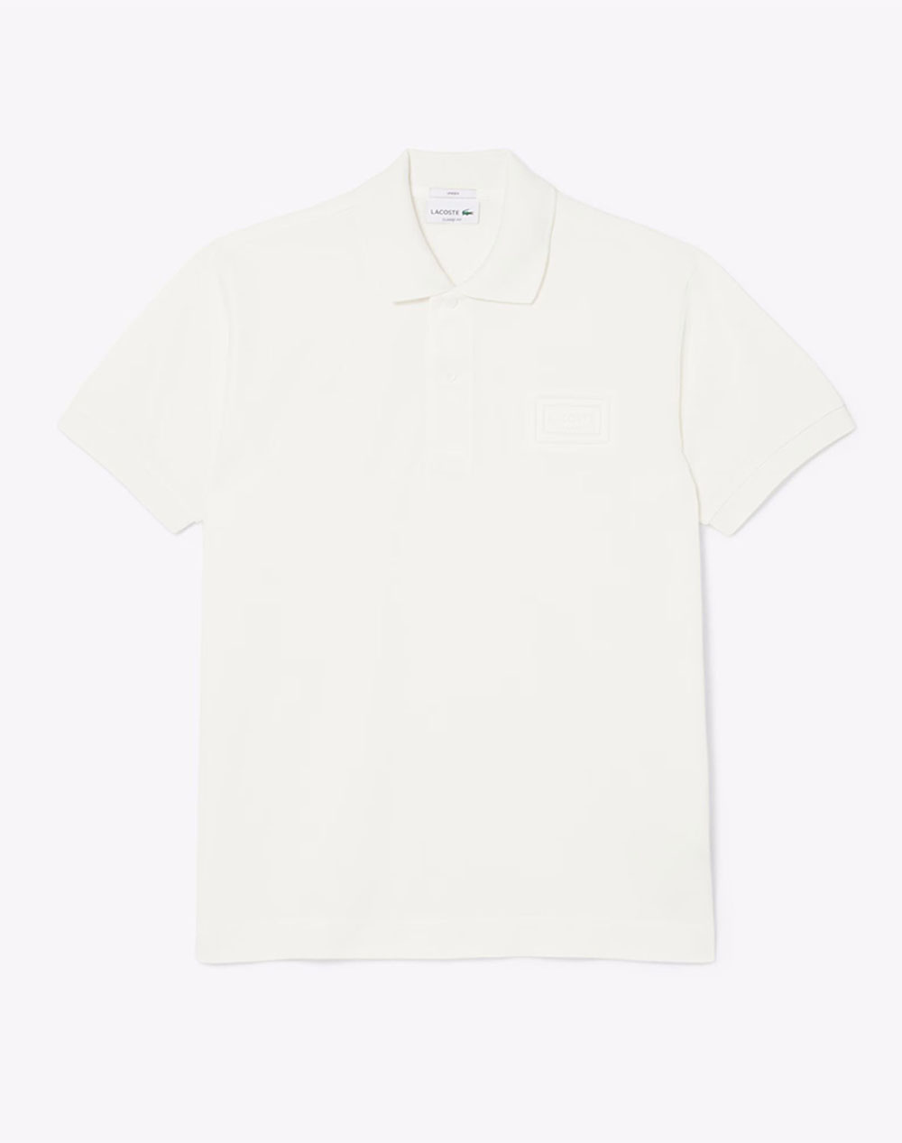 LACOSTE ΜΠΛΟΥΖΑ ΠΟΛΟ ΚΜ POLO SS 3PH0752-70V OffWhite