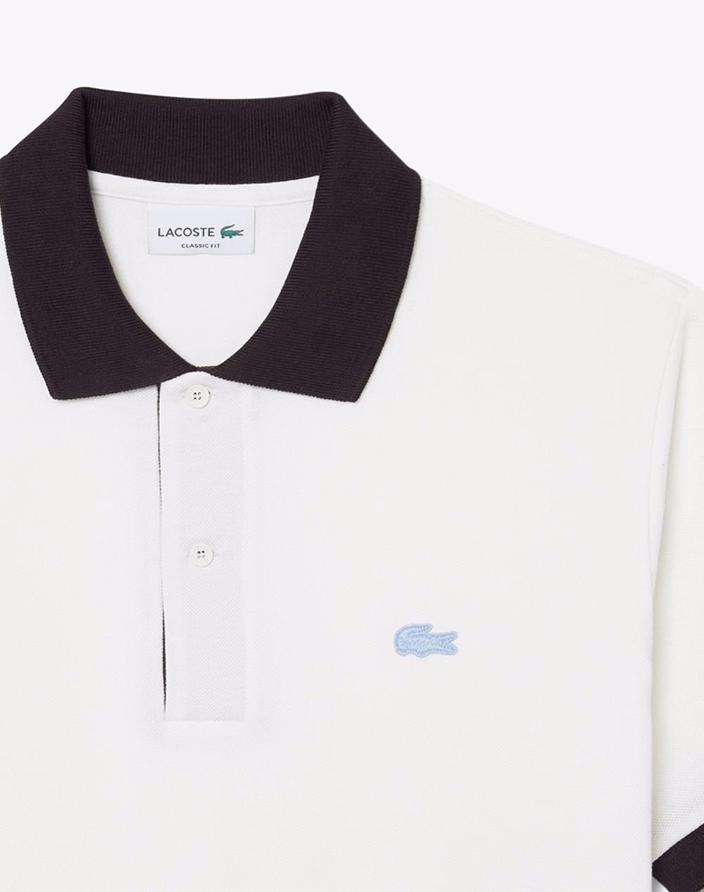 Lacoste Μπλούζα Πολο Κμ Polo Ss 3Ph2017-1I9 Offwhite ανδρικά ρούχα μπλούζες Politikos Shop Πολιτικός