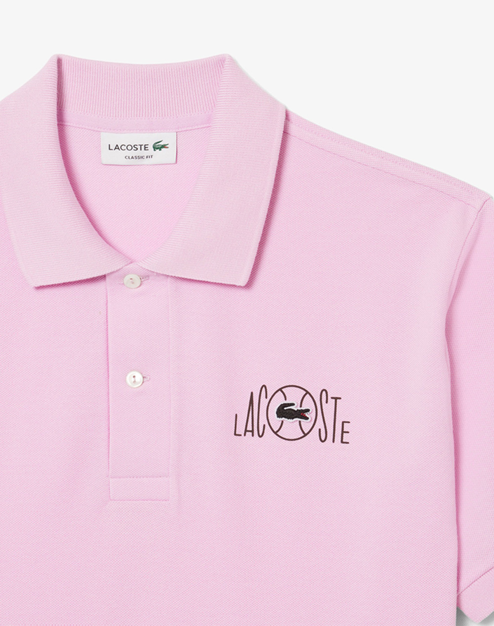 Lacoste Μπλούζα Πολο Κμ Polo Ss 3Ph2080-Z4H Pink ανδρικά ρούχα μπλούζες Politikos Shop Πολιτικός