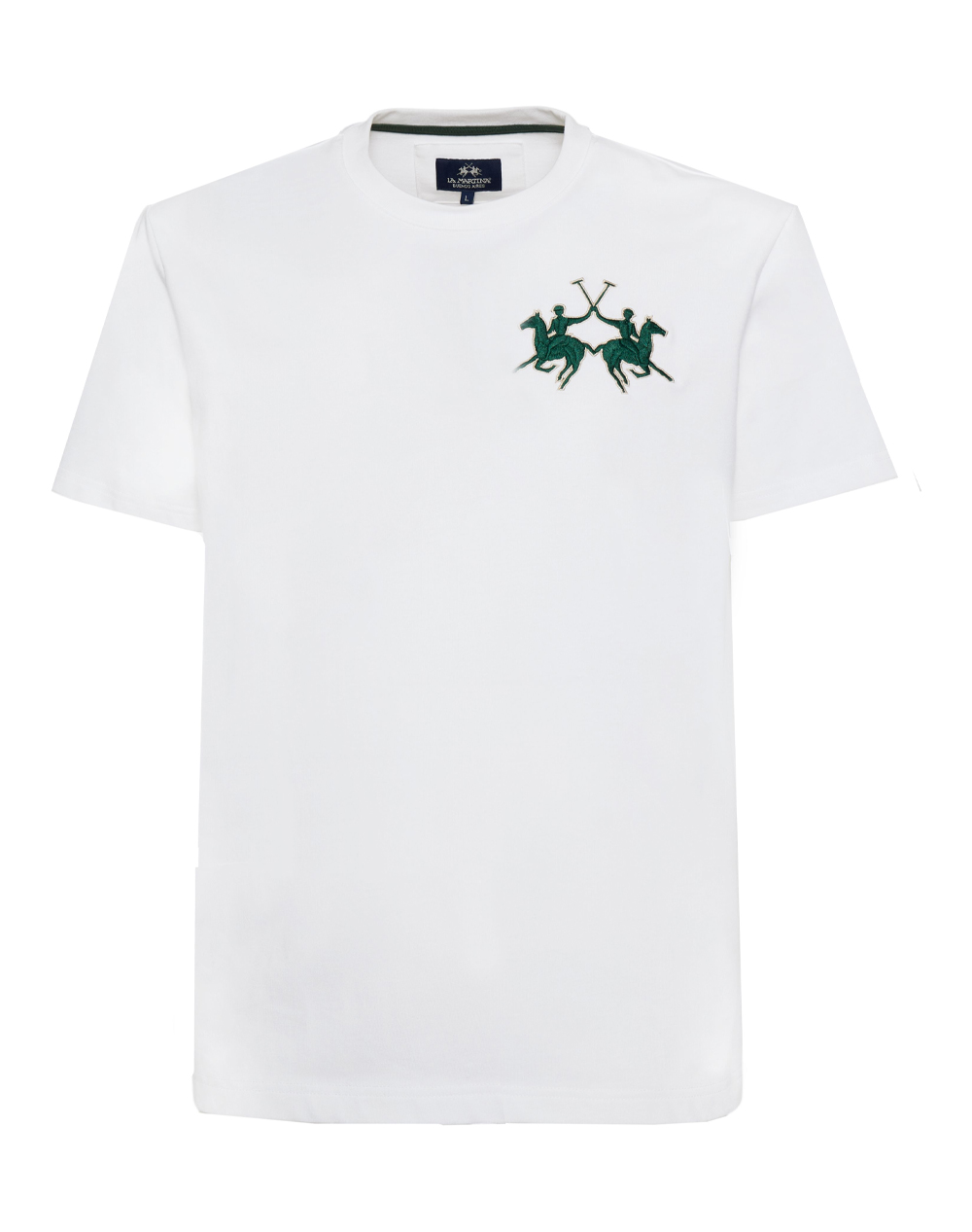 LA MARTINA ΜΠΛΟΥΖΑ T-SHIRT ΚΜ MAN T-SHIRT S/SLEEVE COTTON HE 3LMMCR008-00001 White