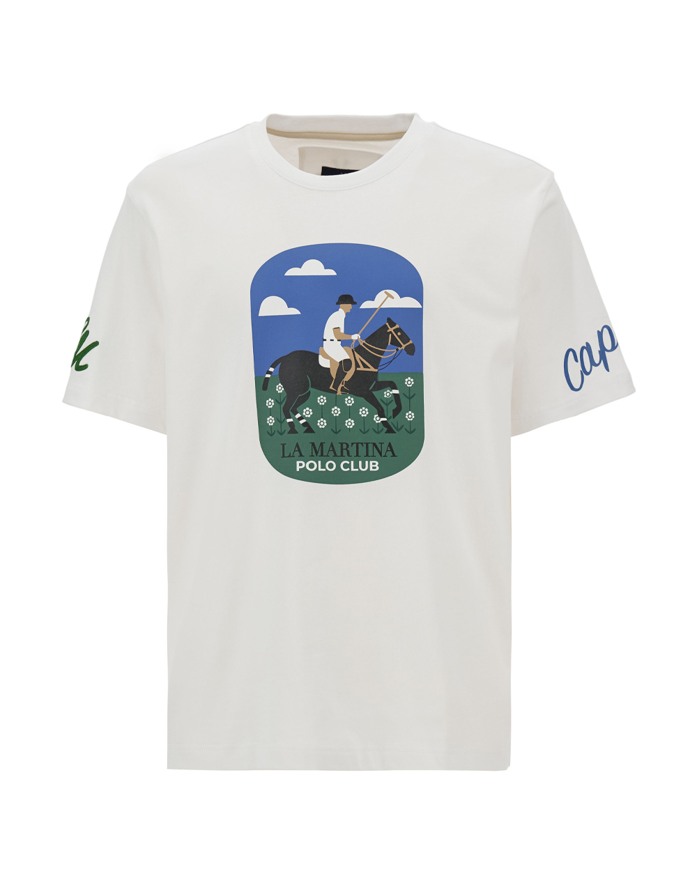 LA MARTINA ΜΠΛΟΥΖΑ T-SHIRT ΚΜ MAN T-SHIRT S/S COTTON JERSEY 3LMMCR012-00001 White