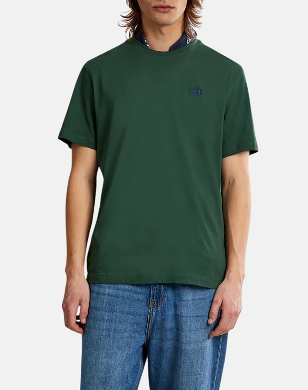 LA MARTINA ΜΠΛΟΥΖΑ T-SHIRT ΚΜ MAN S/S TSHIRT JERSEY 3LMMCR004-03183 DarkGreen