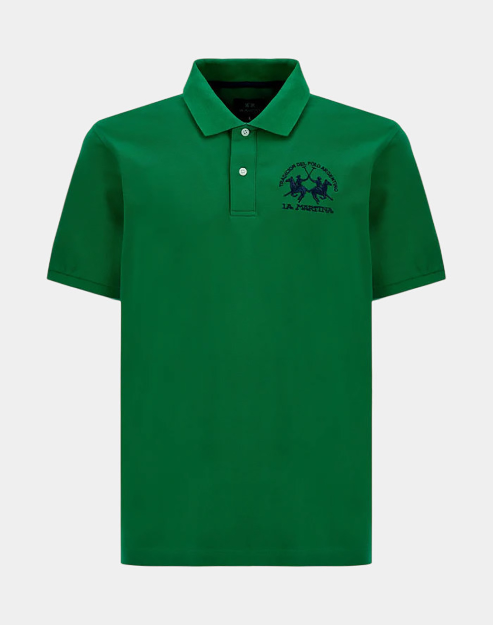 La Martina Μπλούζα Πολο Κμ Man S Polo Piquet Stretch 3Lmmcp001-03049 Green ανδρικά ρούχα μπλούζες Politikos Shop Πολιτικός