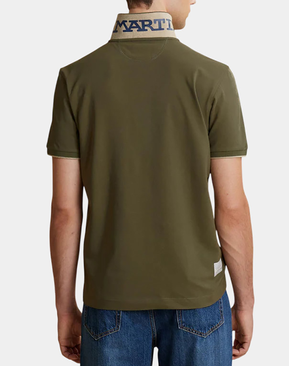LA MARTINA ΜΠΛΟΥΖΑ ΠΟΛΟ ΚΜ MAN S/S POLO PIQUET STRETCH 3LMMCP001-03116 Olive φωτογραφία