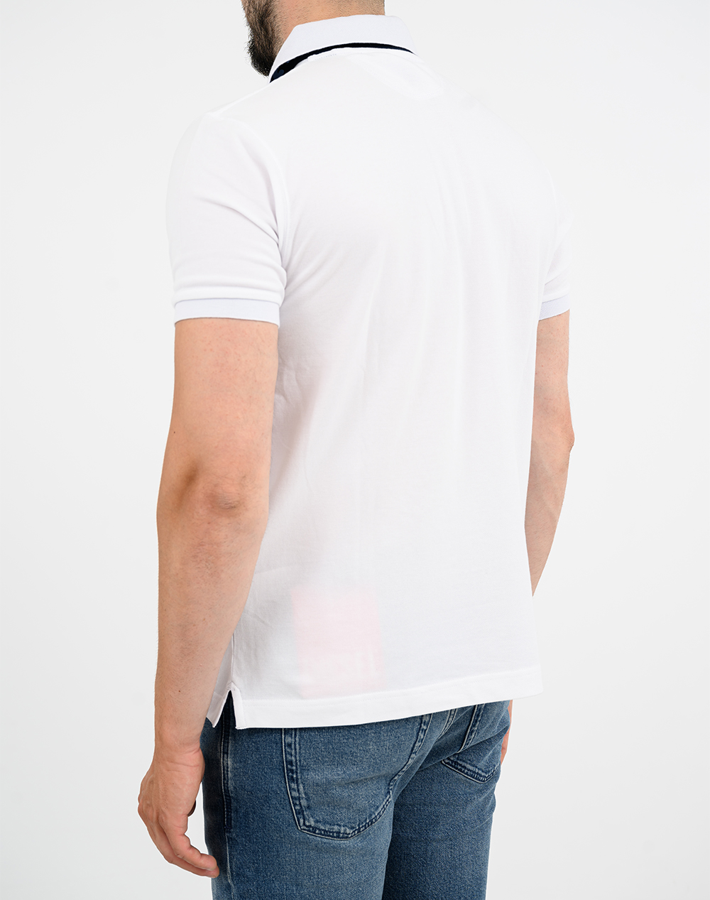 LA MARTINA ΜΠΛΟΥΖΑ POLO ΚΜ MAN POLO S/S PIQUET STRETCH 3LMCCMP11-00001 White φωτογραφία