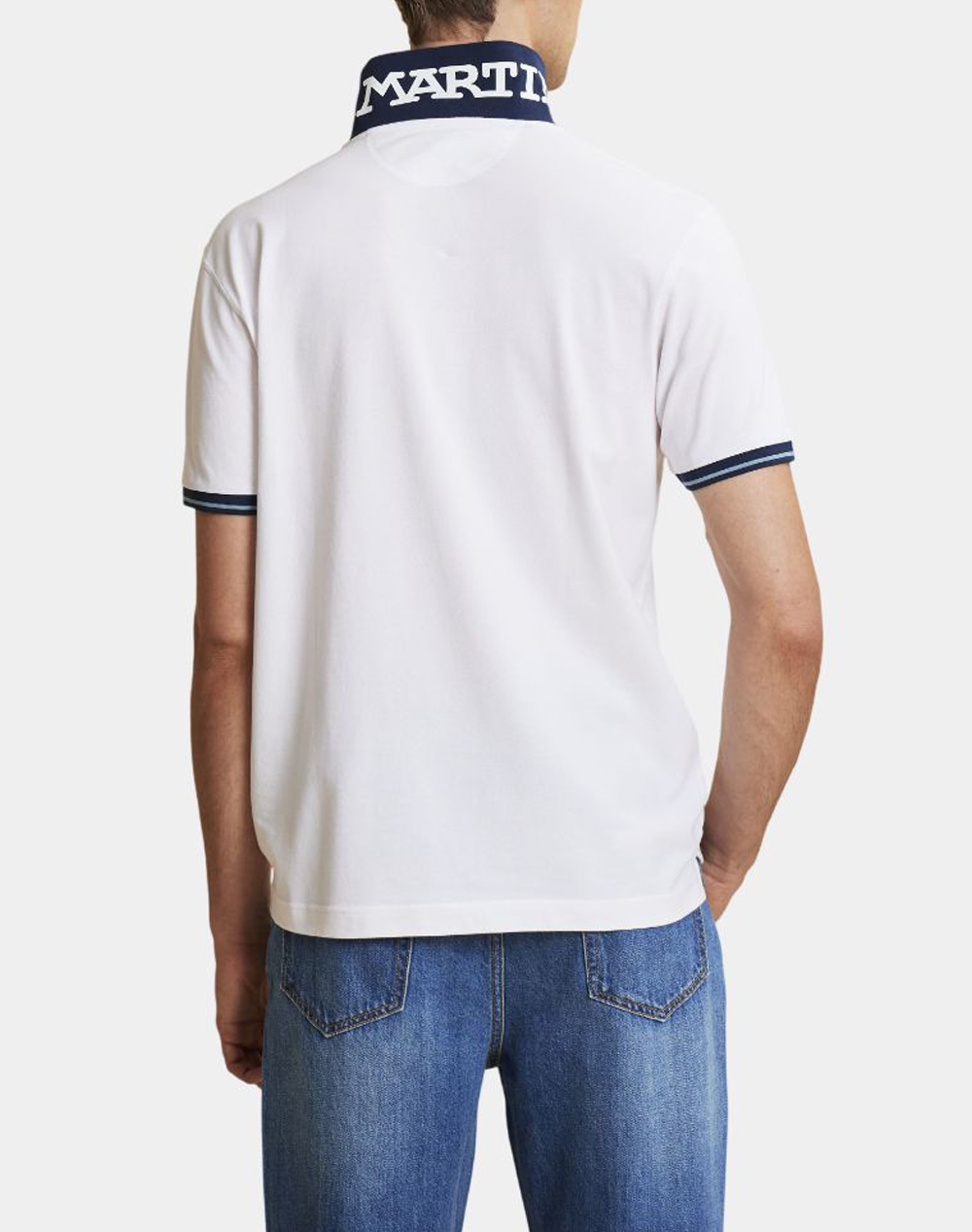 LA MARTINA ΜΠΛΟΥΖΑ ΠΟΛΟ ΚΜ MA S/S POLO PIQUET STRETCH 3LMMCP005-00001 White φωτογραφία
