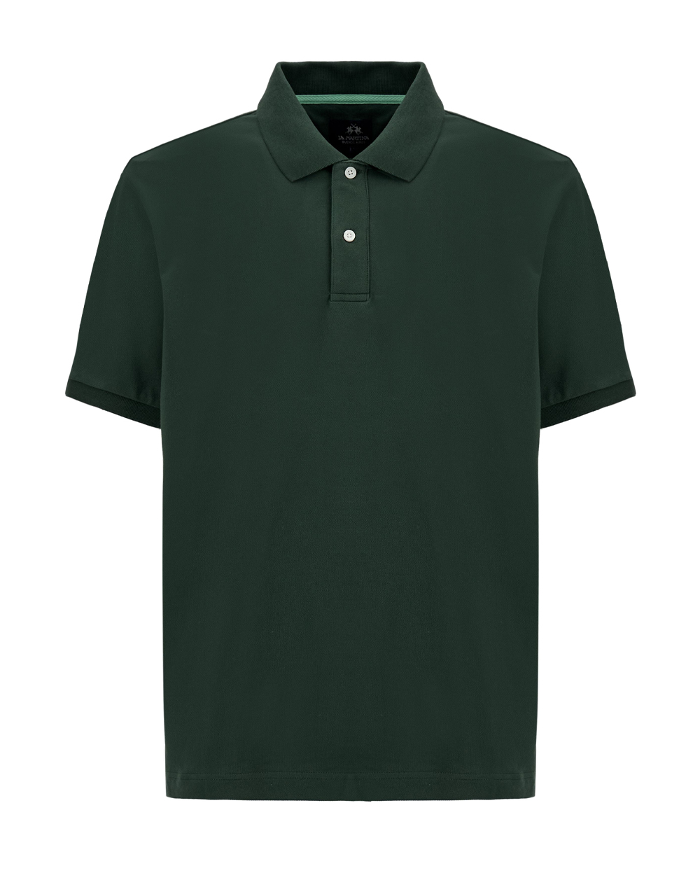 LA MARTINA ΜΠΛΟΥΖΑ ΠΟΛΟ ΚΜ MAN S/S POLO PIQUET STRETCH 3LMMCP002-03183 DarkGreen