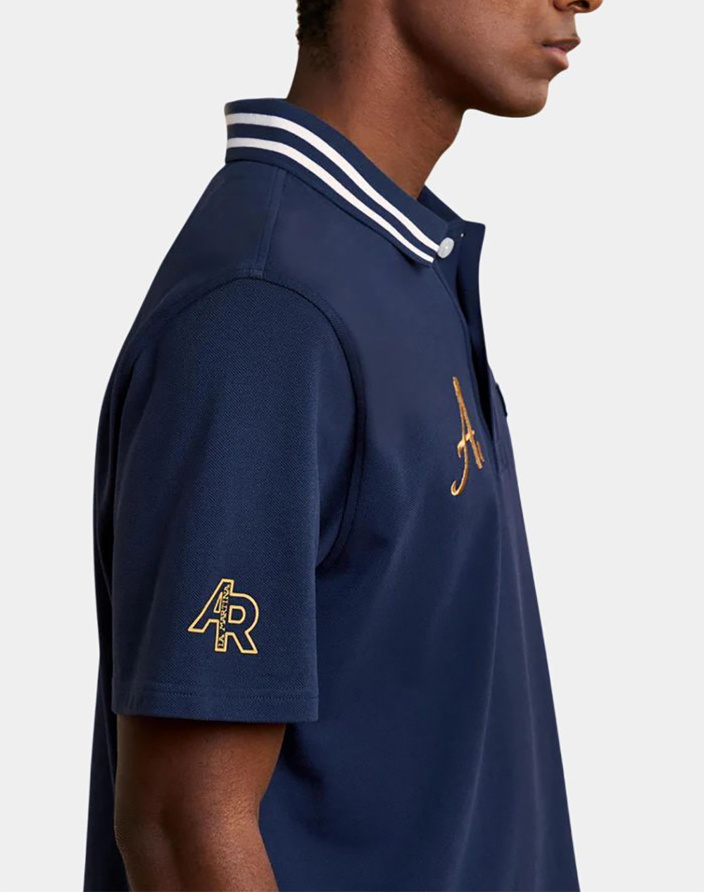 La Martina Μπλούζα Πολο Κμ Man Polo S Sleeve Cotton Pique 3Lmmcp302-07017 Navyblue ανδρικά ρούχα μπλούζες Politikos Shop Πολιτικός