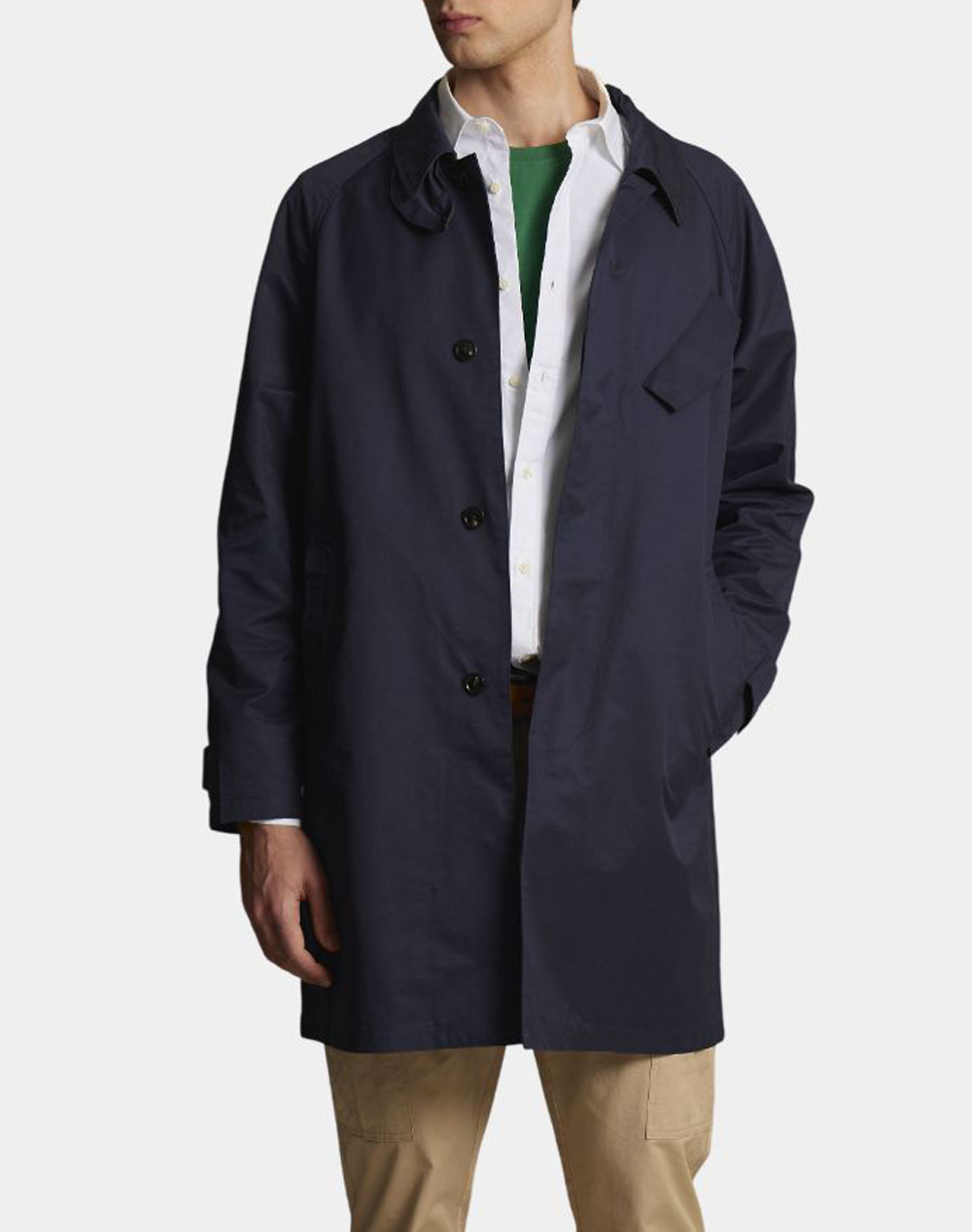 LA MARTINA ΚΑΠΑΡΝΤΙΝΑ MAN RAINCOAT COTTON NYLON TWIL 3LMMCO004-07017 NavyBlue