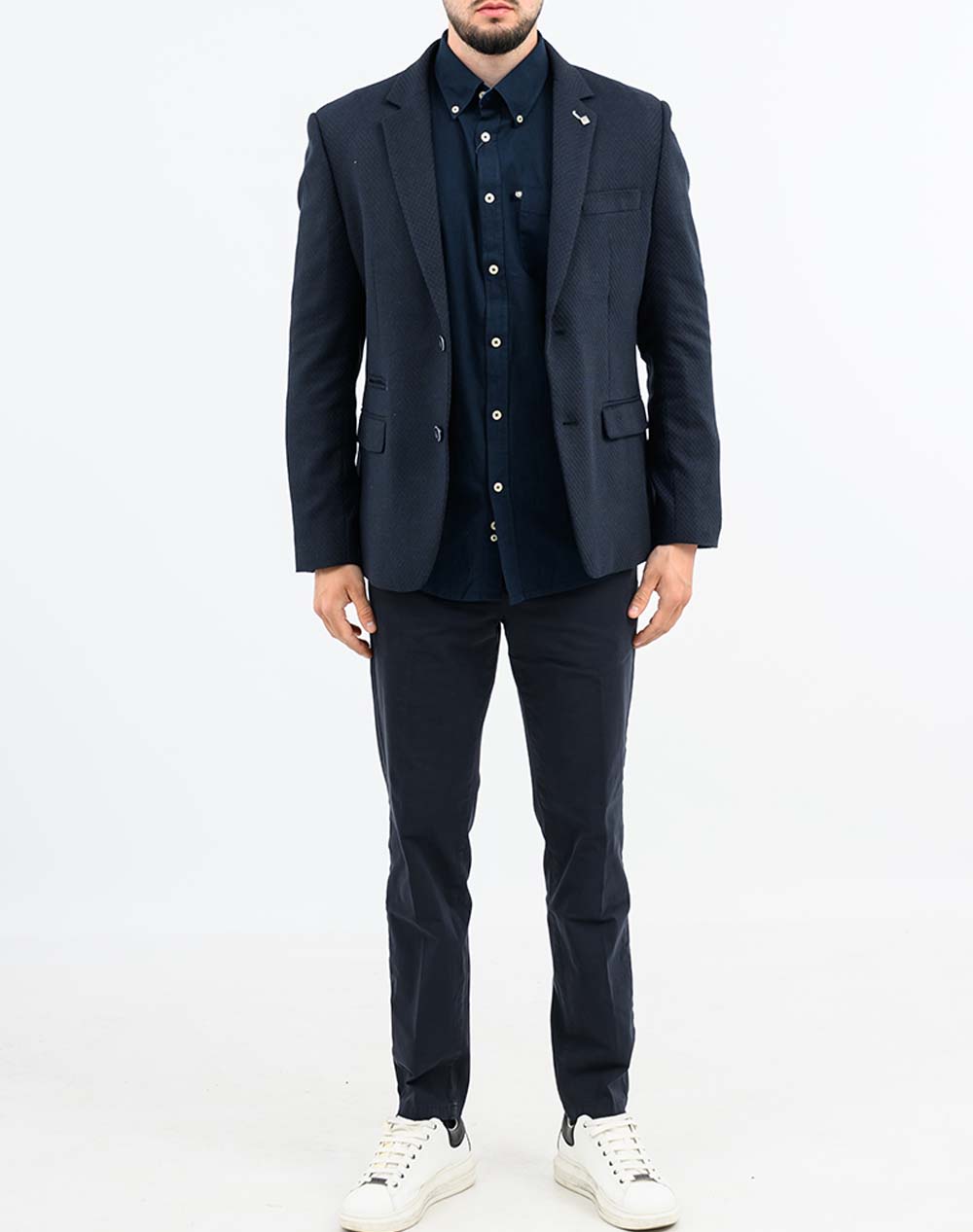 Leonardo Σακακι S26Lu090130387-Navy Blue Navyblue ανδρικά ρούχα Πανωφορια Σακακια Politikos Shop Πολιτικός