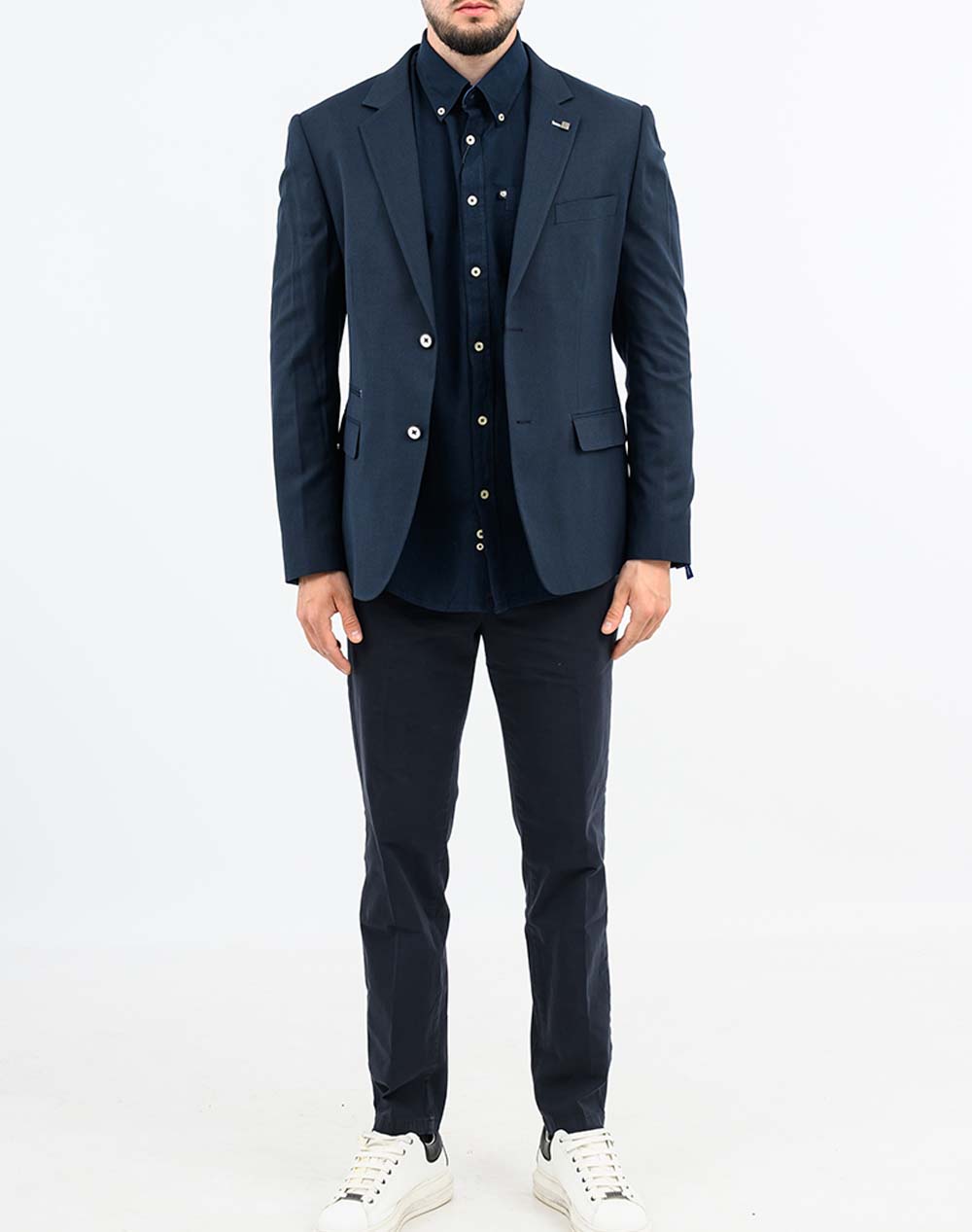 Leonardo Σακακι S26Lu090130079-16 Navyblue ανδρικά ρούχα Πανωφορια Σακακια Politikos Shop Πολιτικός