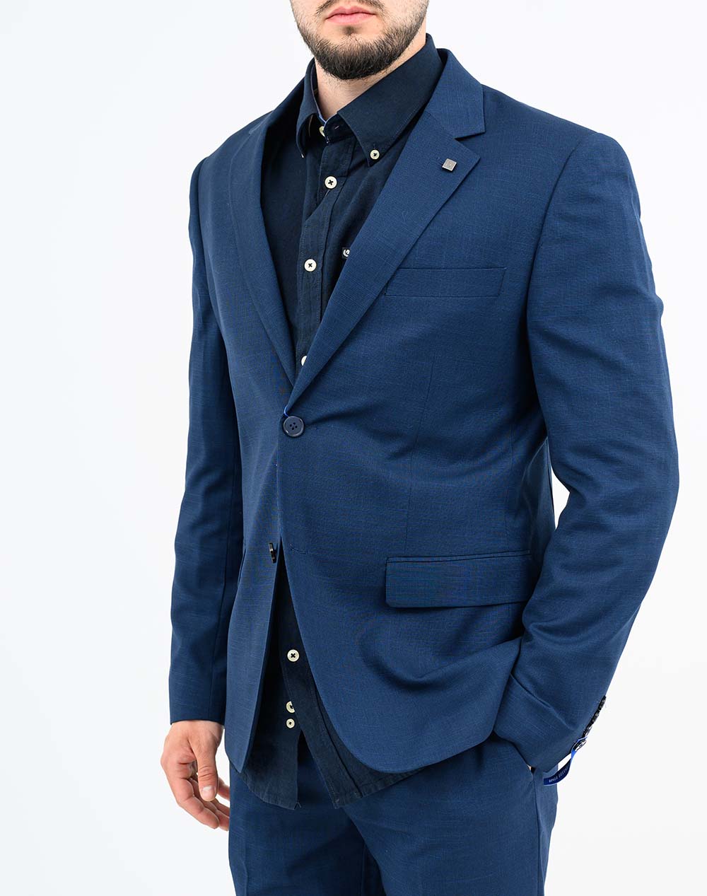 Leonardo Κοστουμι S26Lu1530288A-17 Navyblue ανδρικά ρούχα Κοστουμια Politikos Shop Πολιτικός