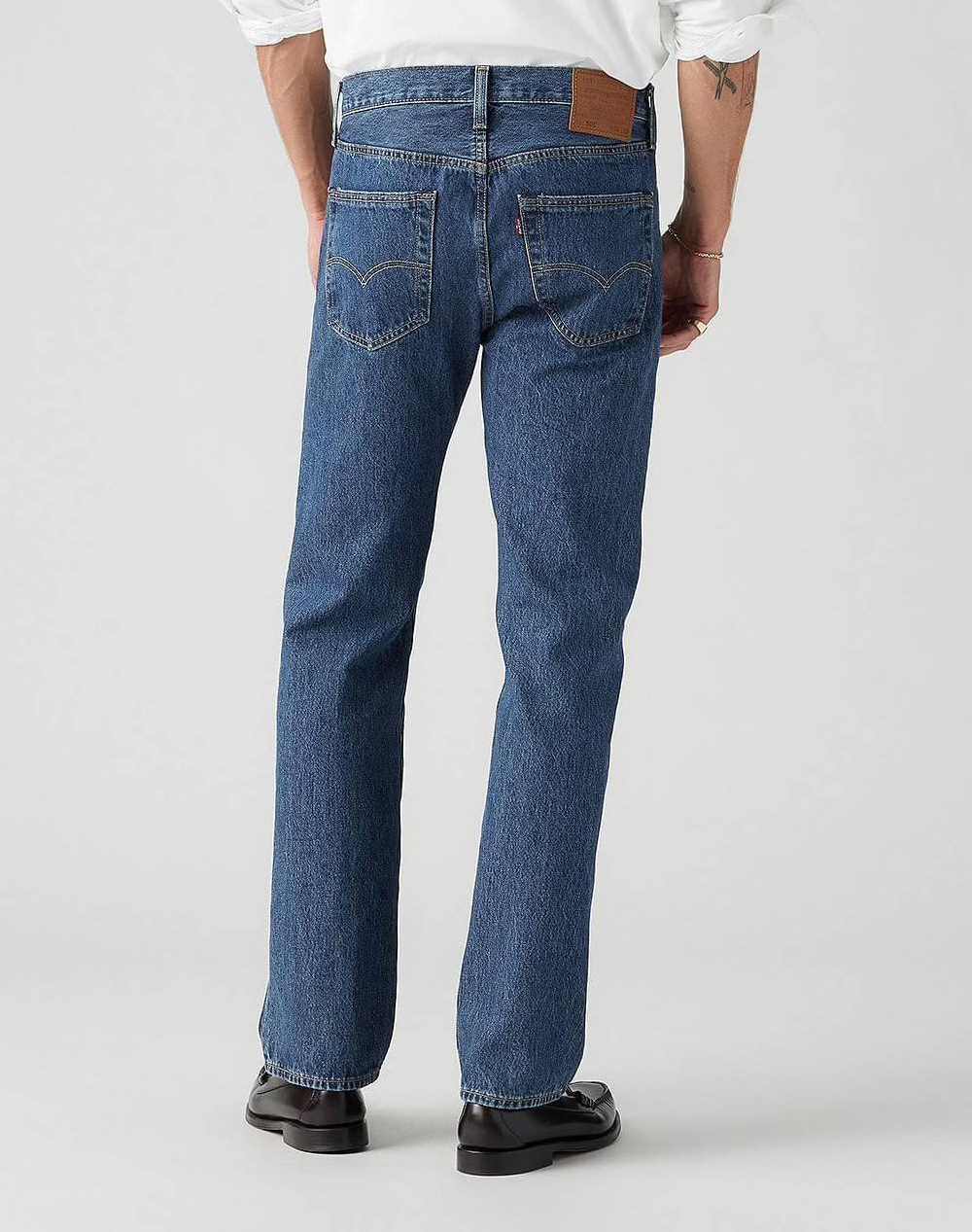 LEVIS 501® LEVIS®ORIGINAL FIT MED INDIGO - FLAT FINISH 00501-0114-0114 DenimBlue φωτογραφία