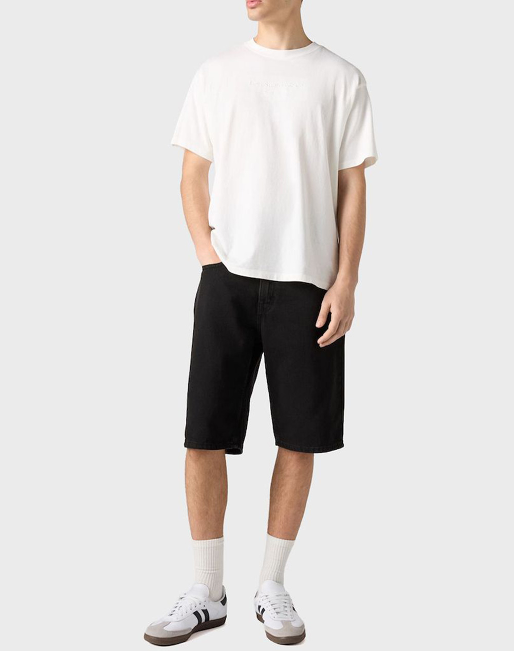 LEVIS 469 LOOSE SHORTS 39434-0005-0005 Black φωτογραφία