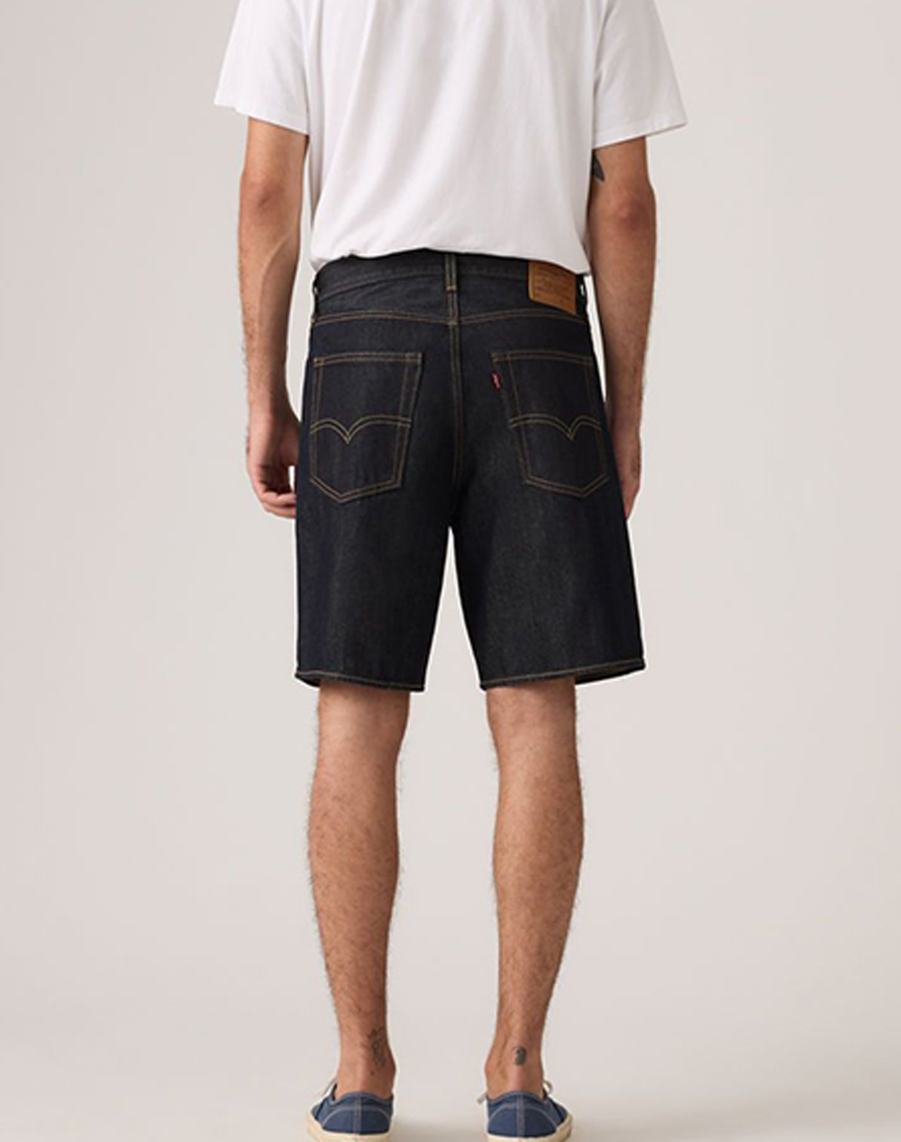LEVIS 468 LOOSE SHORTS A8461-0038-0038 DenimDarkBlue φωτογραφία