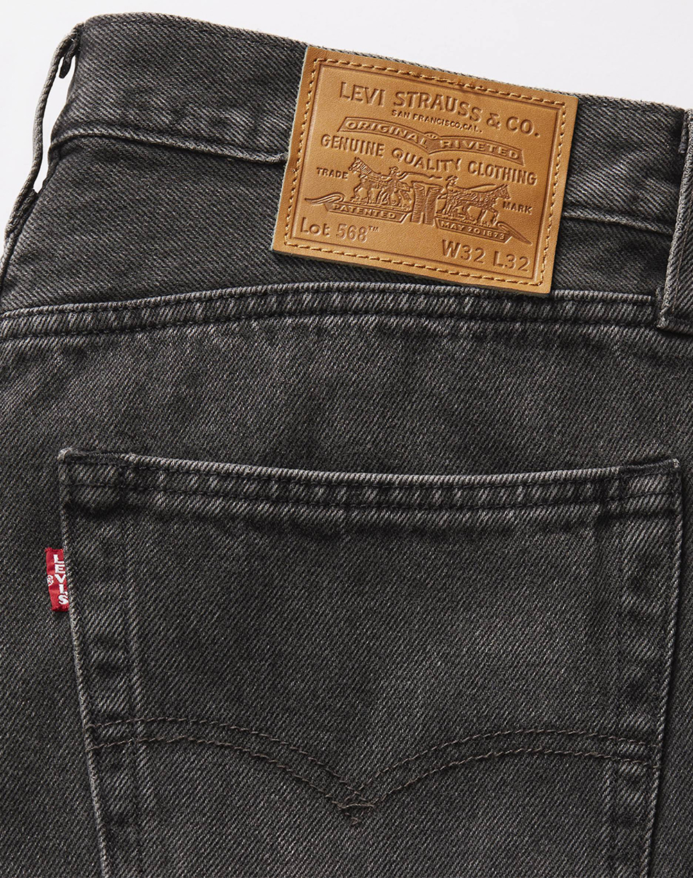 LEVIS 468 LOOSE SHORTS A8461-0006-0006 DenimBlack φωτογραφία