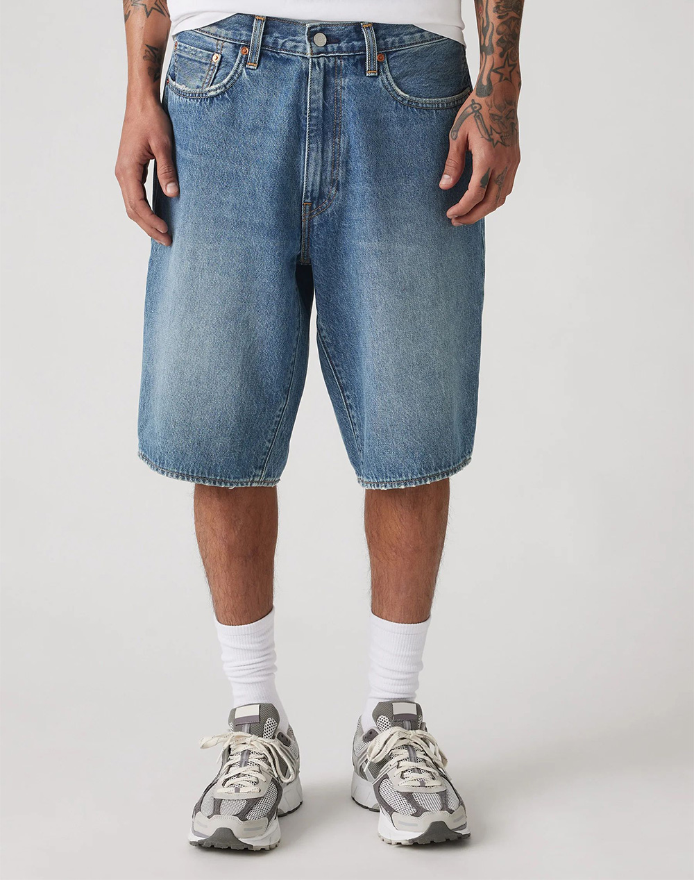 LEVIS 478 BAGGY SHORTS 001JM-0005-0005 DenimBlue