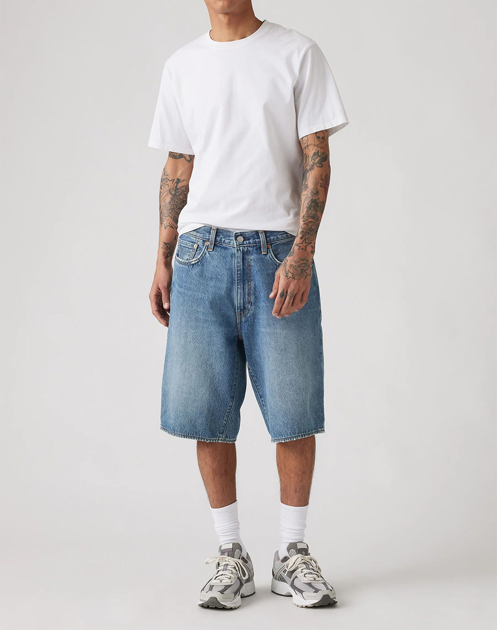 LEVIS 478 BAGGY SHORTS 001JM-0005-0005 DenimBlue φωτογραφία