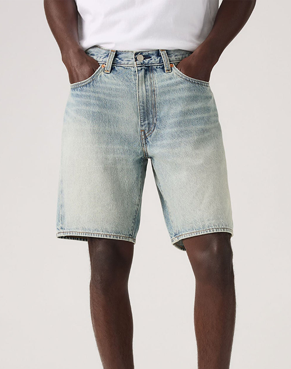 LEVIS 468 LOOSE SHORTS A8461-0039-0039 DenimLightBlue
