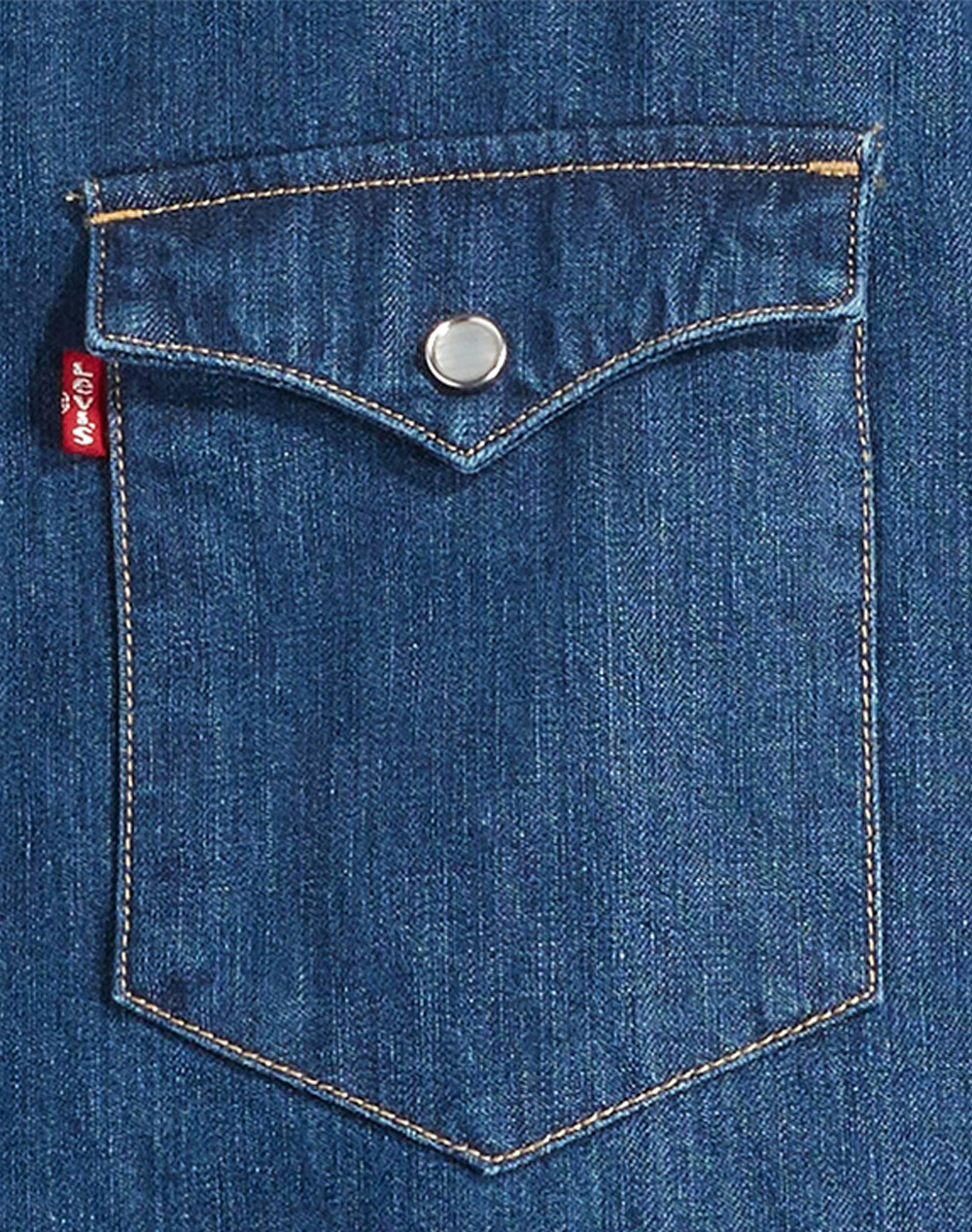 Levis Barstow Western Standard 85744-0041-0041 Denimblue ανδρικά ρούχα πουκάμισα Politikos Shop Πολιτικός
