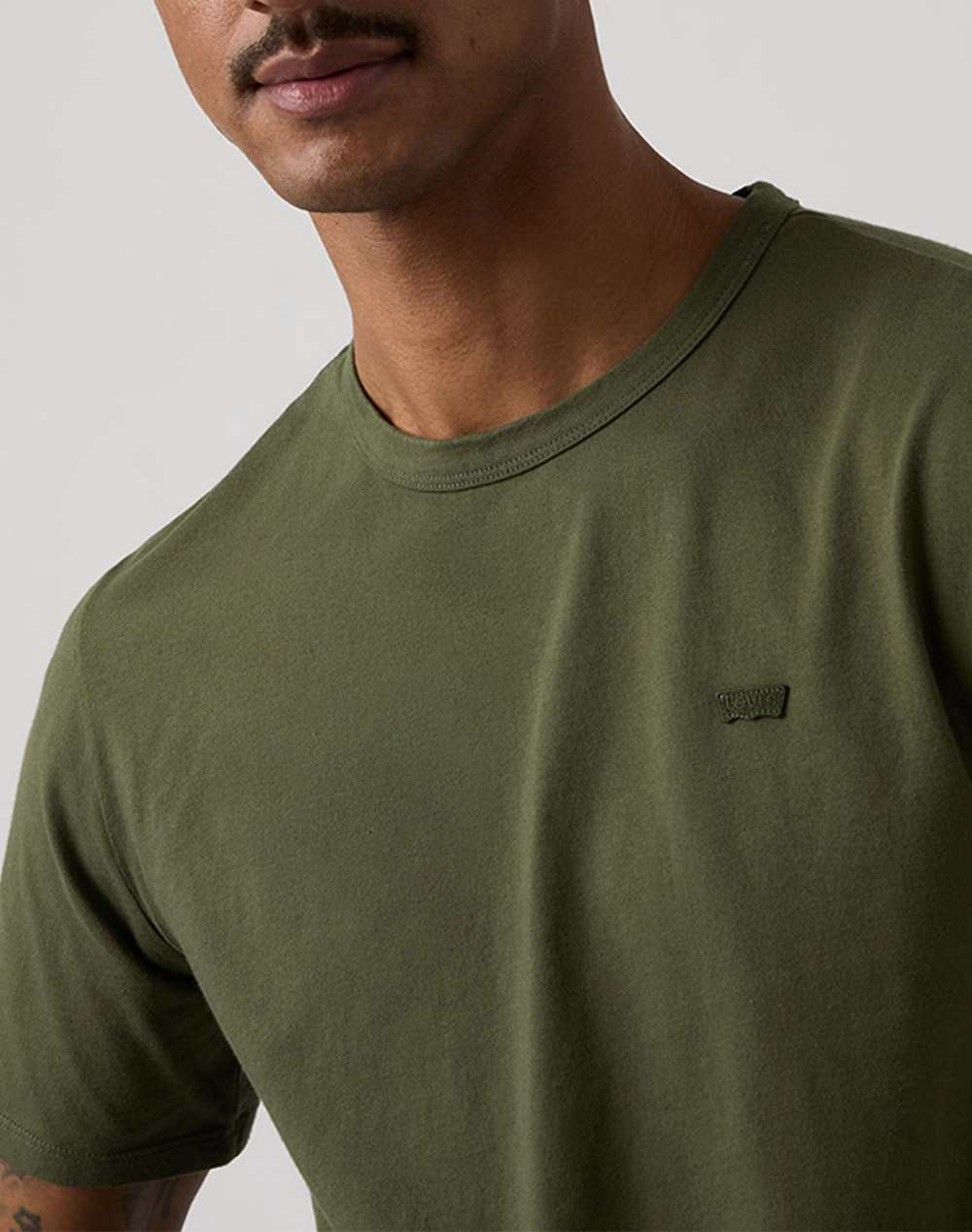 Levis Original Tee 005Gx-0011-0011 Khaki ανδρικά ρούχα μπλούζες T-Shirt Politikos Shop Πολιτικός