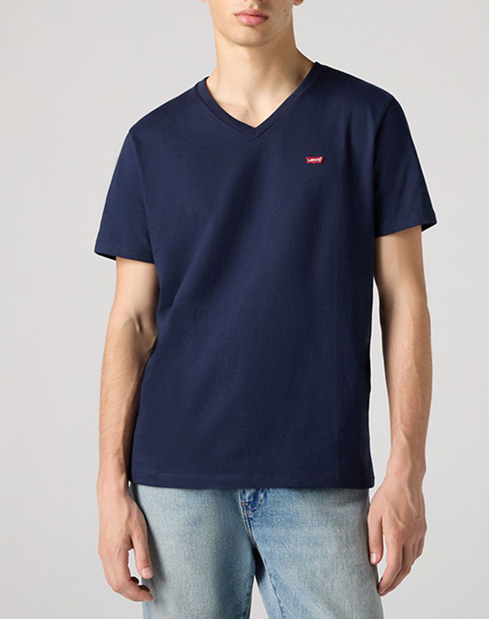 LEVIS ORIGINAL HM VNECK 85641-0002-0002 NavyBlue