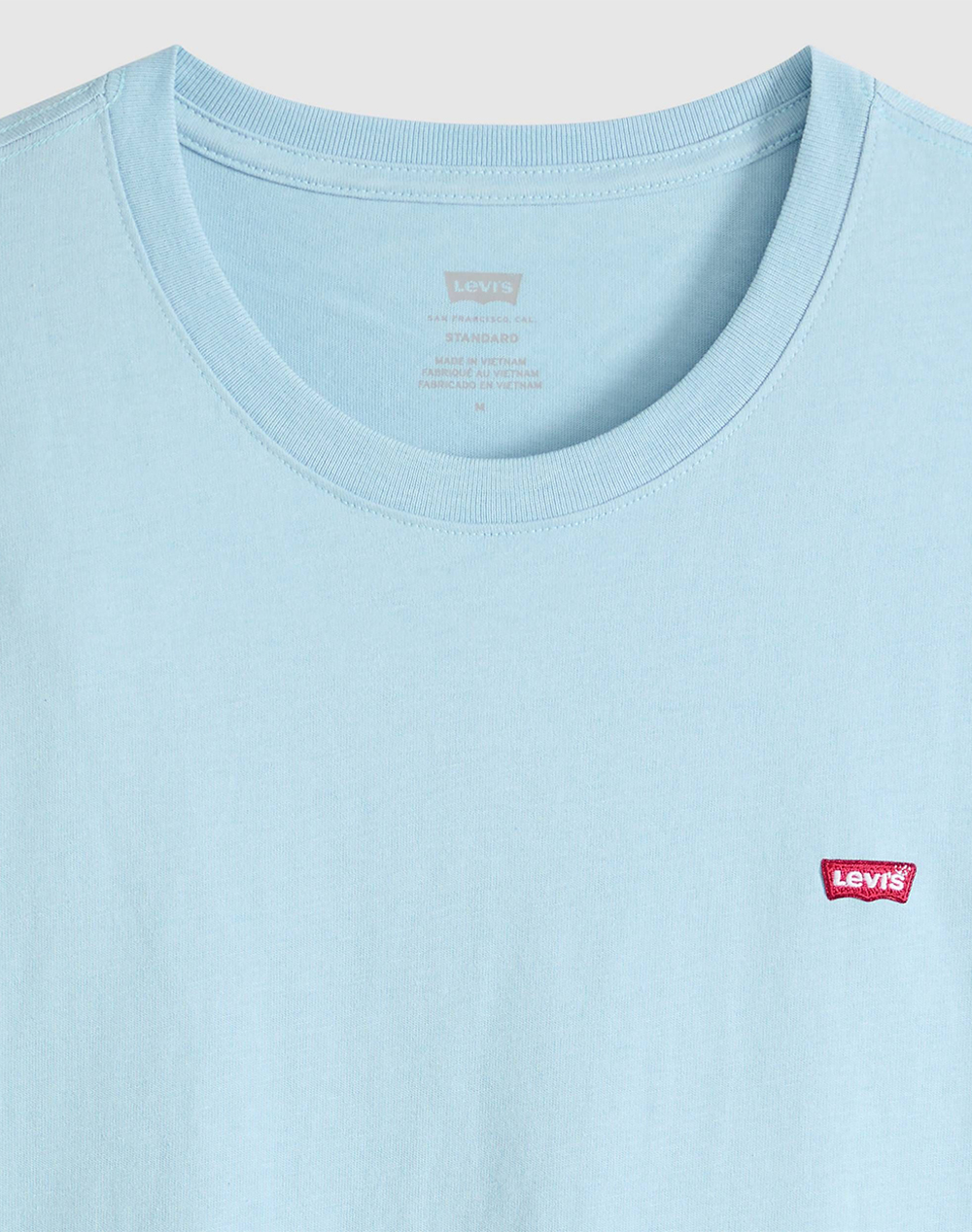 Levis Ss Original Hm Tee 56605-0304-0304 Lightblue ανδρικά ρούχα μπλούζες T-Shirt Politikos Shop Πολιτικός