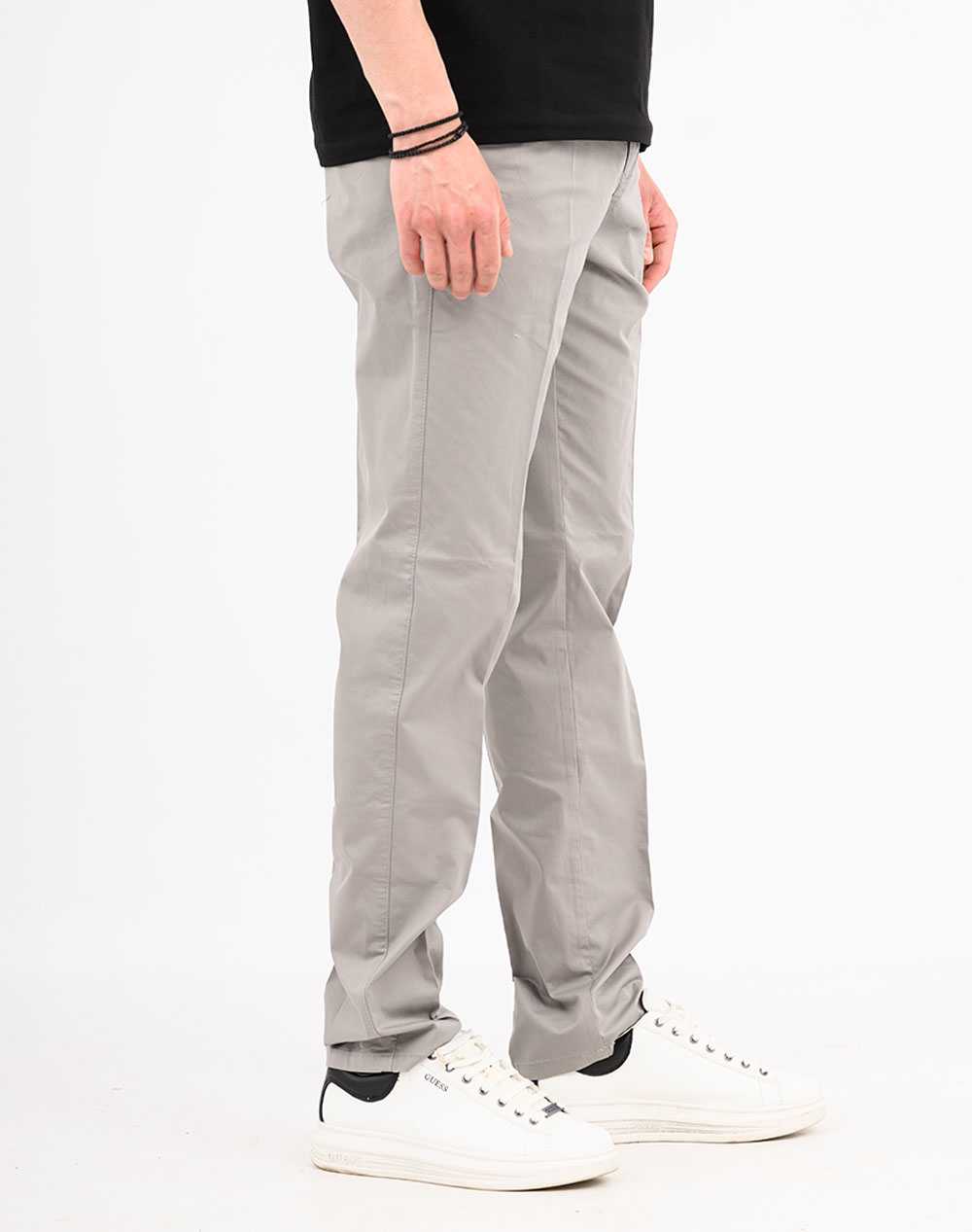 Lexton Παντελόνι 09 37 William Chino-Grey Gray ανδρικά ρούχα παντελόνια Chinos Politikos Shop Πολιτικός
