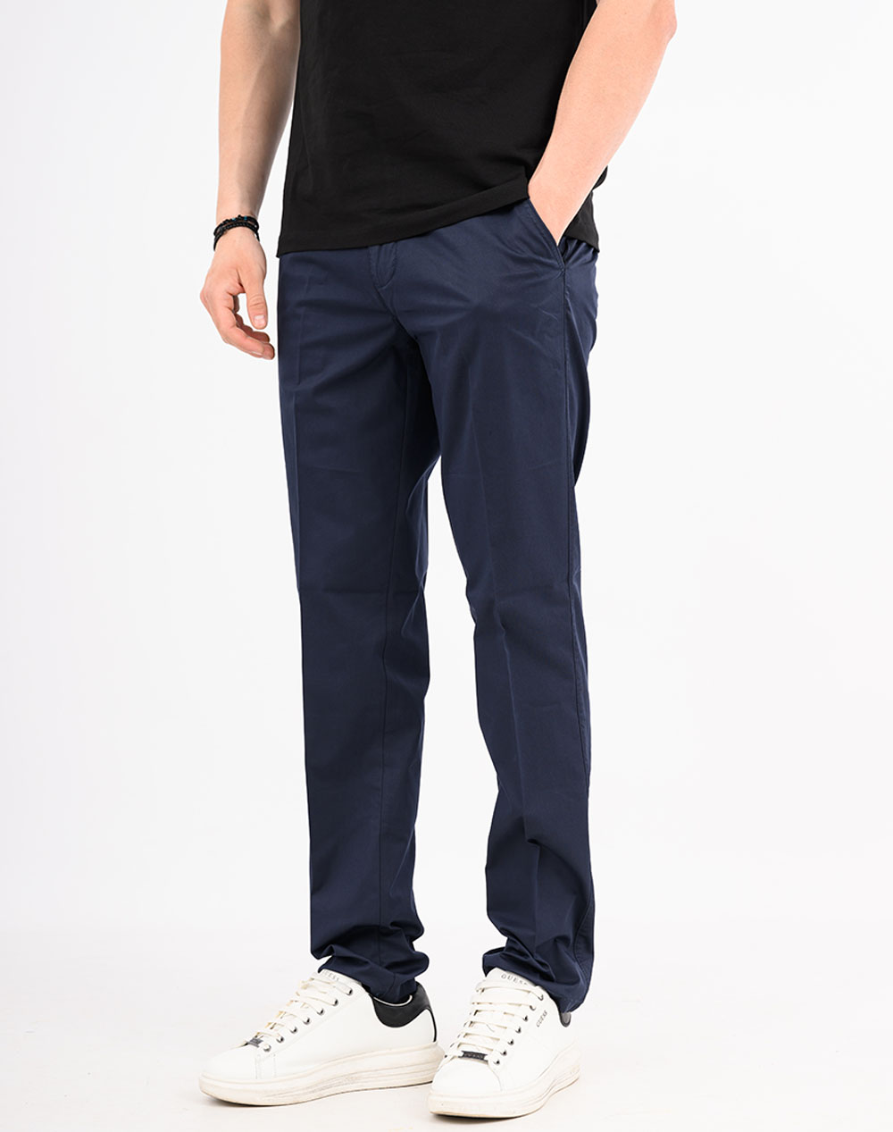 Lexton Παντελόνι 09 37 William Chino-Navy Navyblue ανδρικά ρούχα παντελόνια Chinos Politikos Shop Πολιτικός