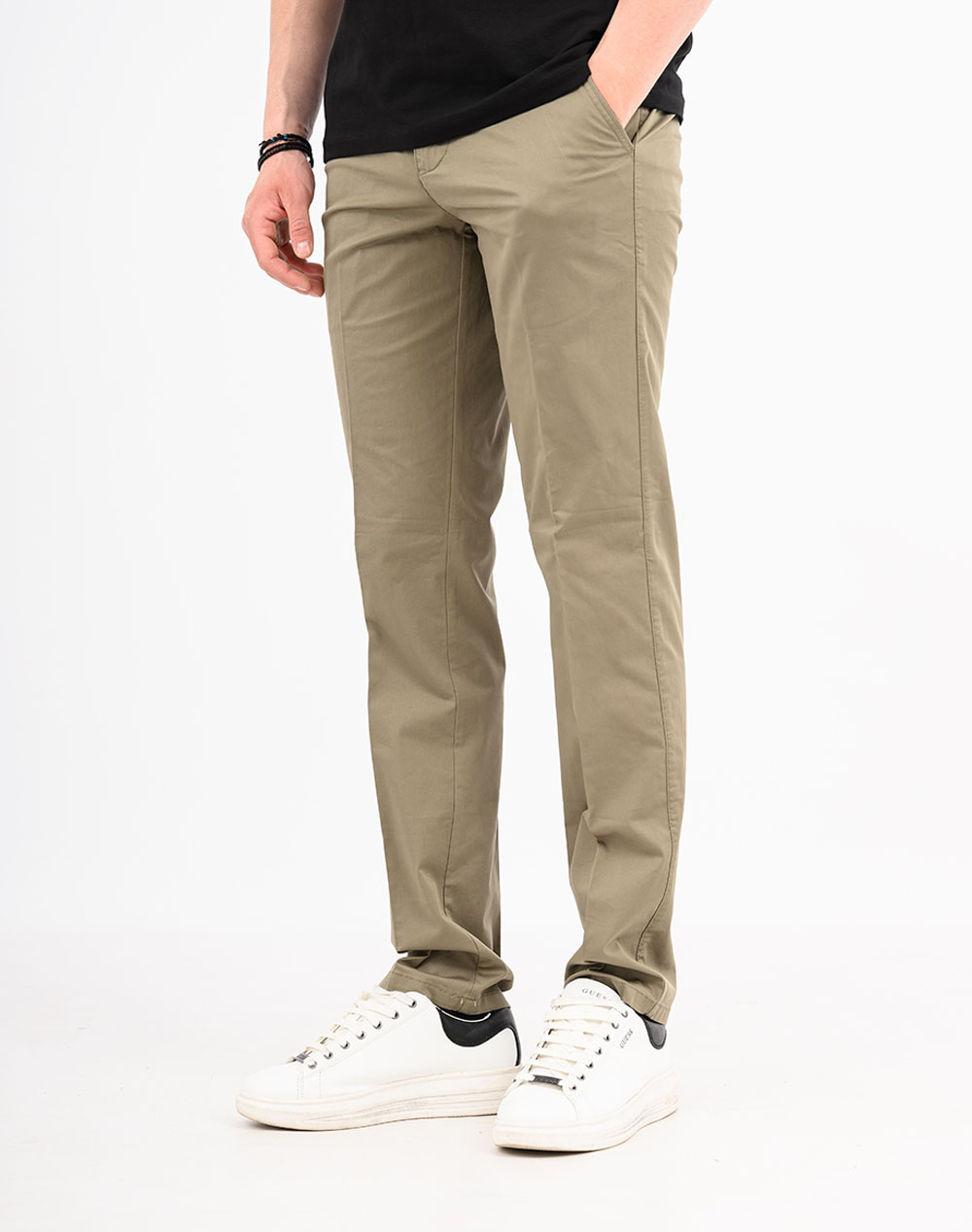 Lexton Παντελόνι 09 37 William Chino-Olive Olive ανδρικά ρούχα παντελόνια Chinos Politikos Shop Πολιτικός