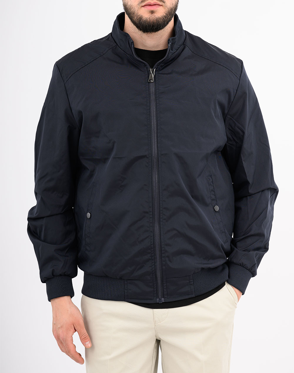 Lexton Μπουφάν 04 37 Thomas-Navy Navyblue ανδρικά ρούχα Πανωφορια μπουφάν Politikos Shop Πολιτικός