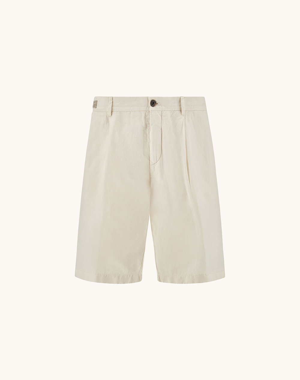 Paul Shark 1 Pence Bermuda 25414034-30 Ecru ανδρικά ρούχα Σορτς Βερμουδες Chinos Politikos Shop Πολιτικός