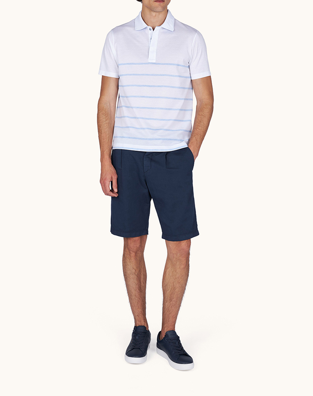 Paul Shark 1 Pence Bermuda 25414034-13 Navyblue ανδρικά ρούχα Σορτς Βερμουδες Chinos Politikos Shop Πολιτικός