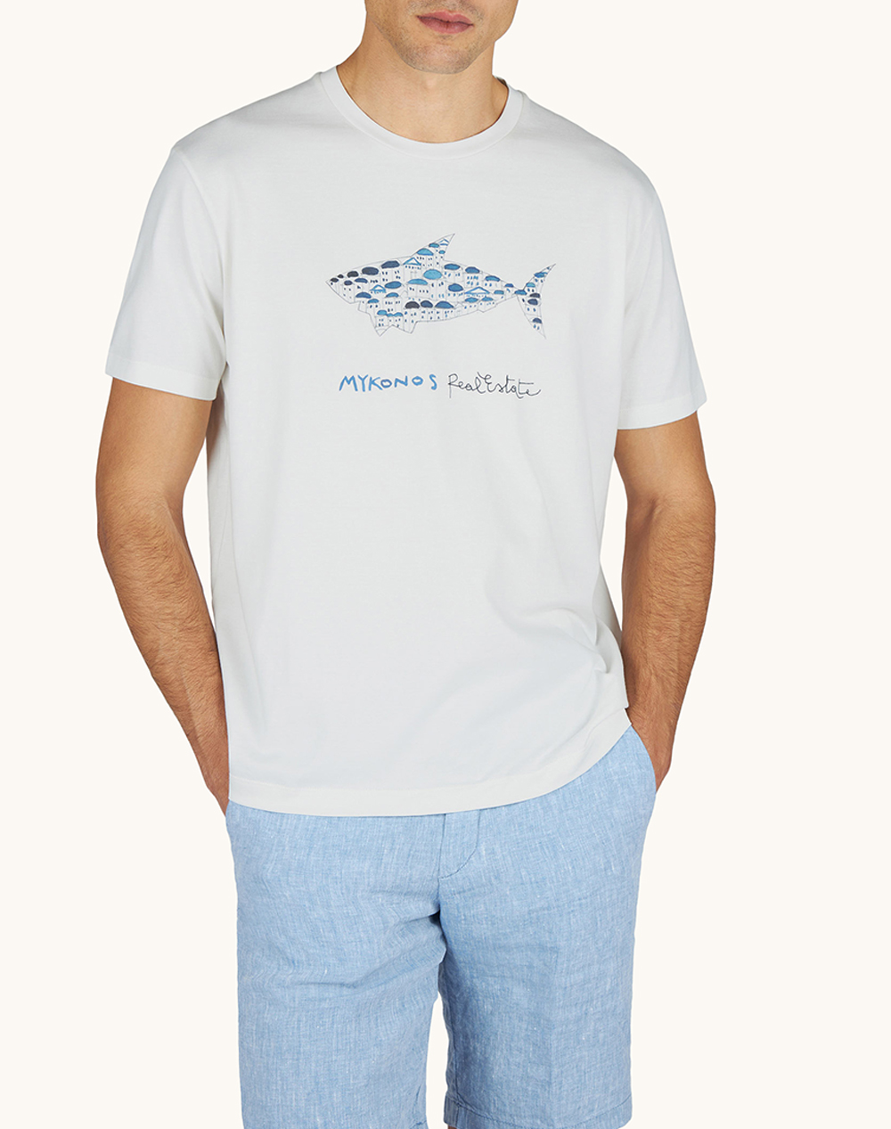 PAUL&SHARK T-Shirt 26411039-3XL-108 OffWhite