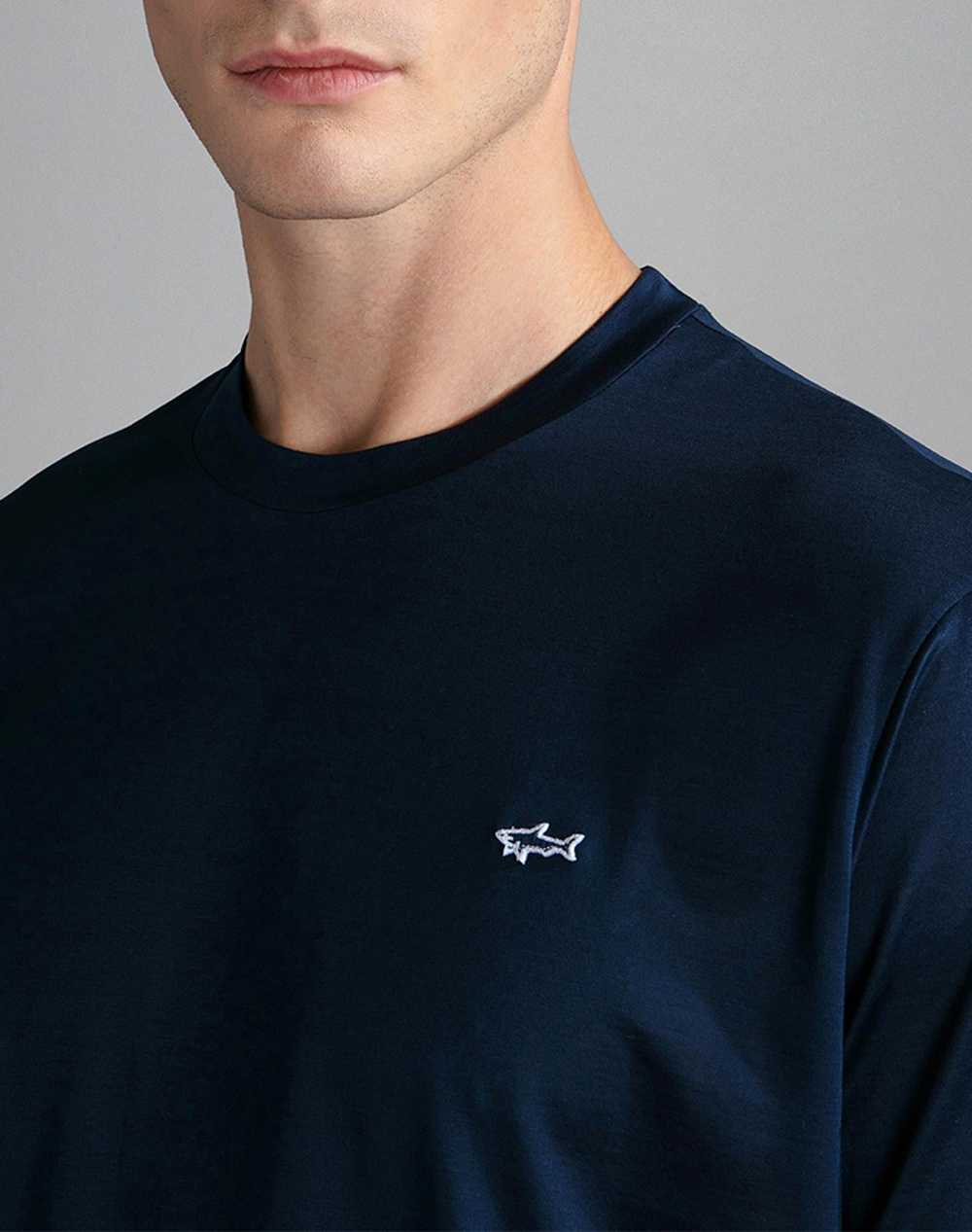 Paul Shark T-Shirt 24411015-13 Navyblue ανδρικά ρούχα μπλούζες Politikos Shop Πολιτικός